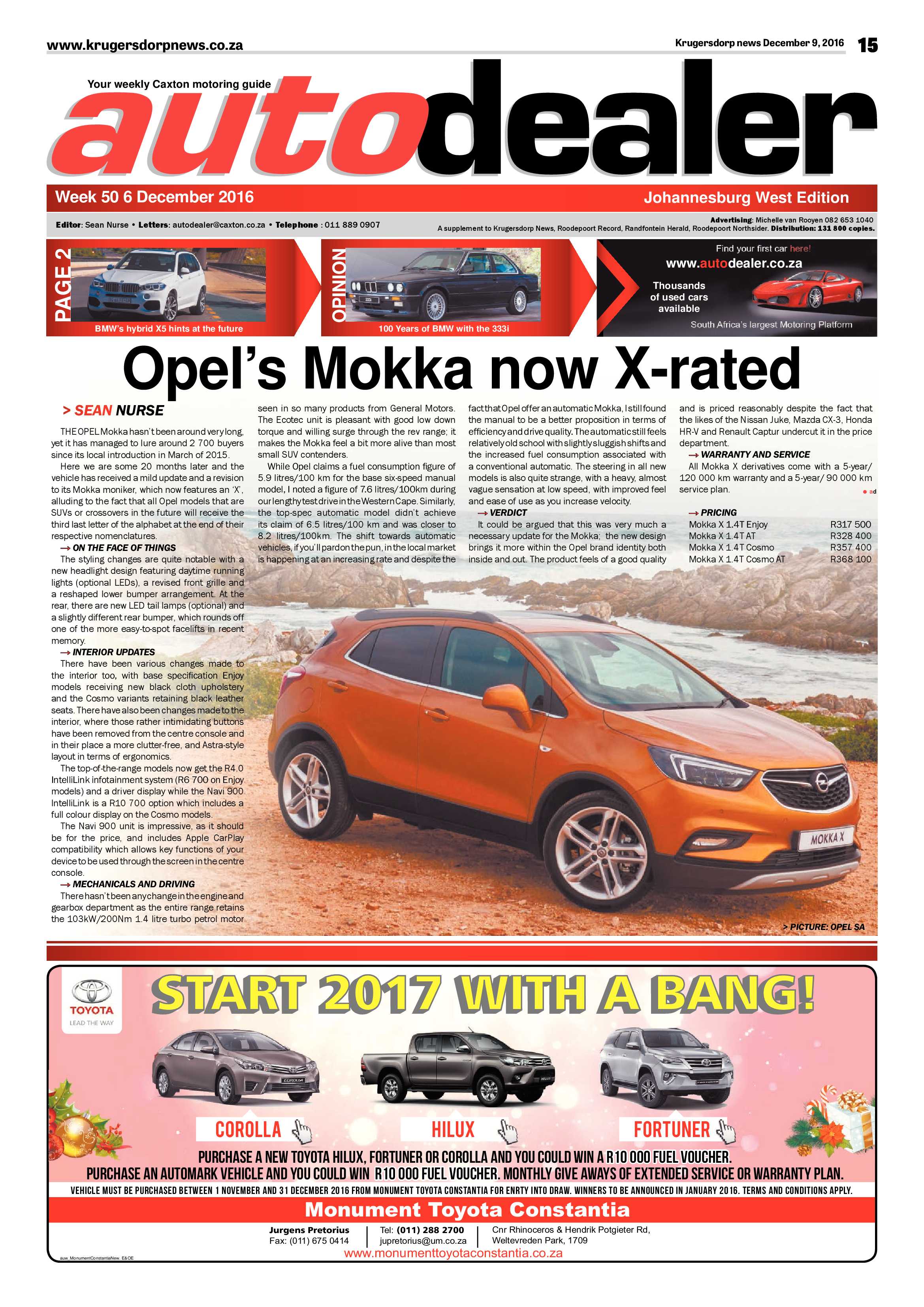 Krugersdorp News 9 December 2016 page 15