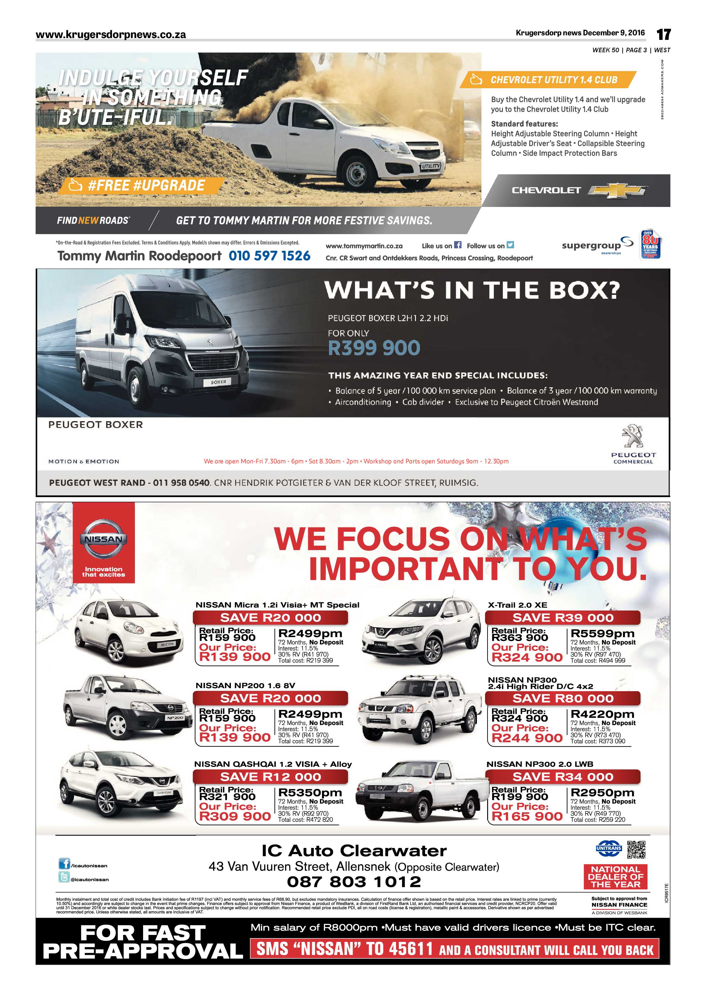Krugersdorp News 9 December 2016 page 17