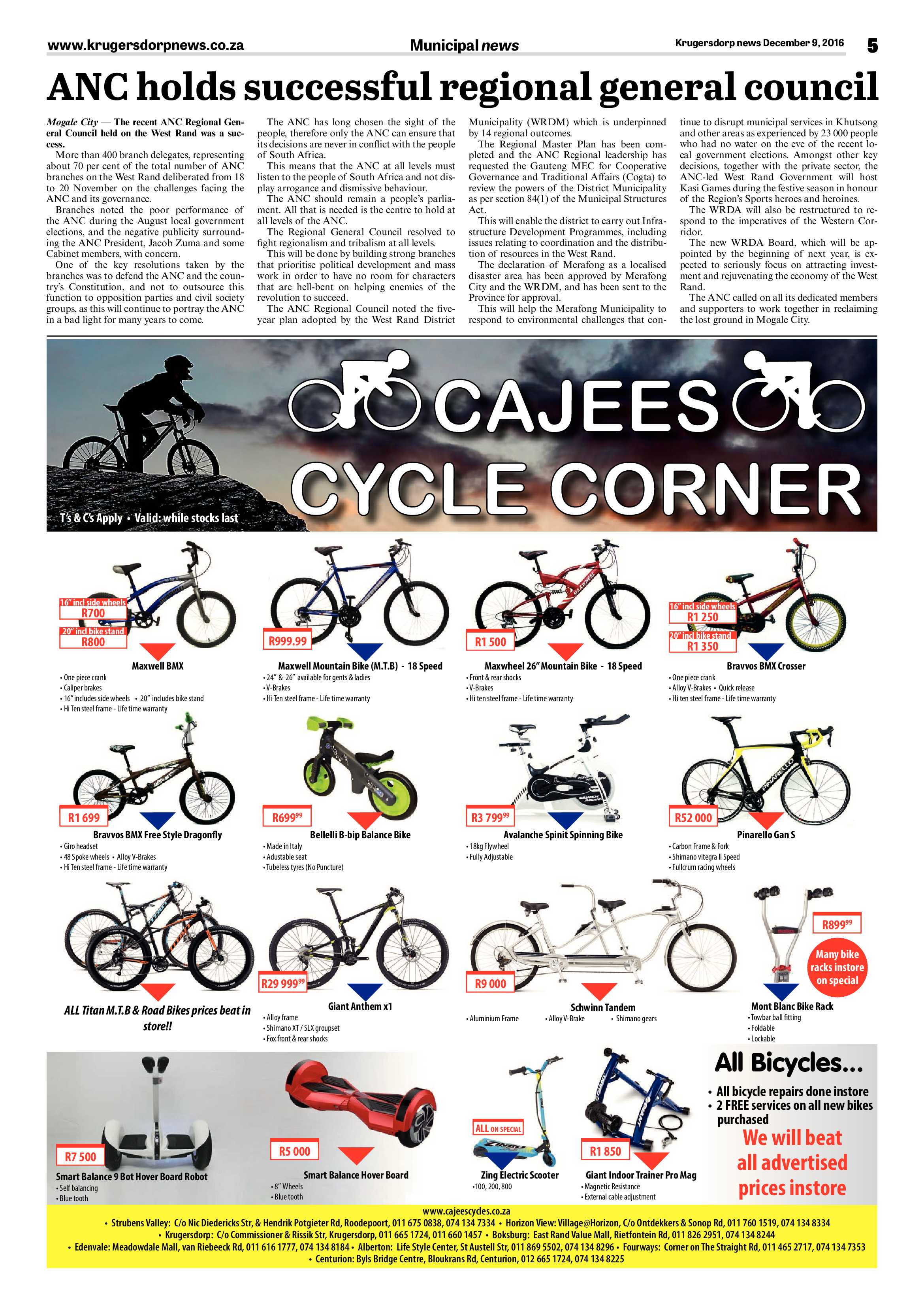 Krugersdorp News 9 December 2016 page 5