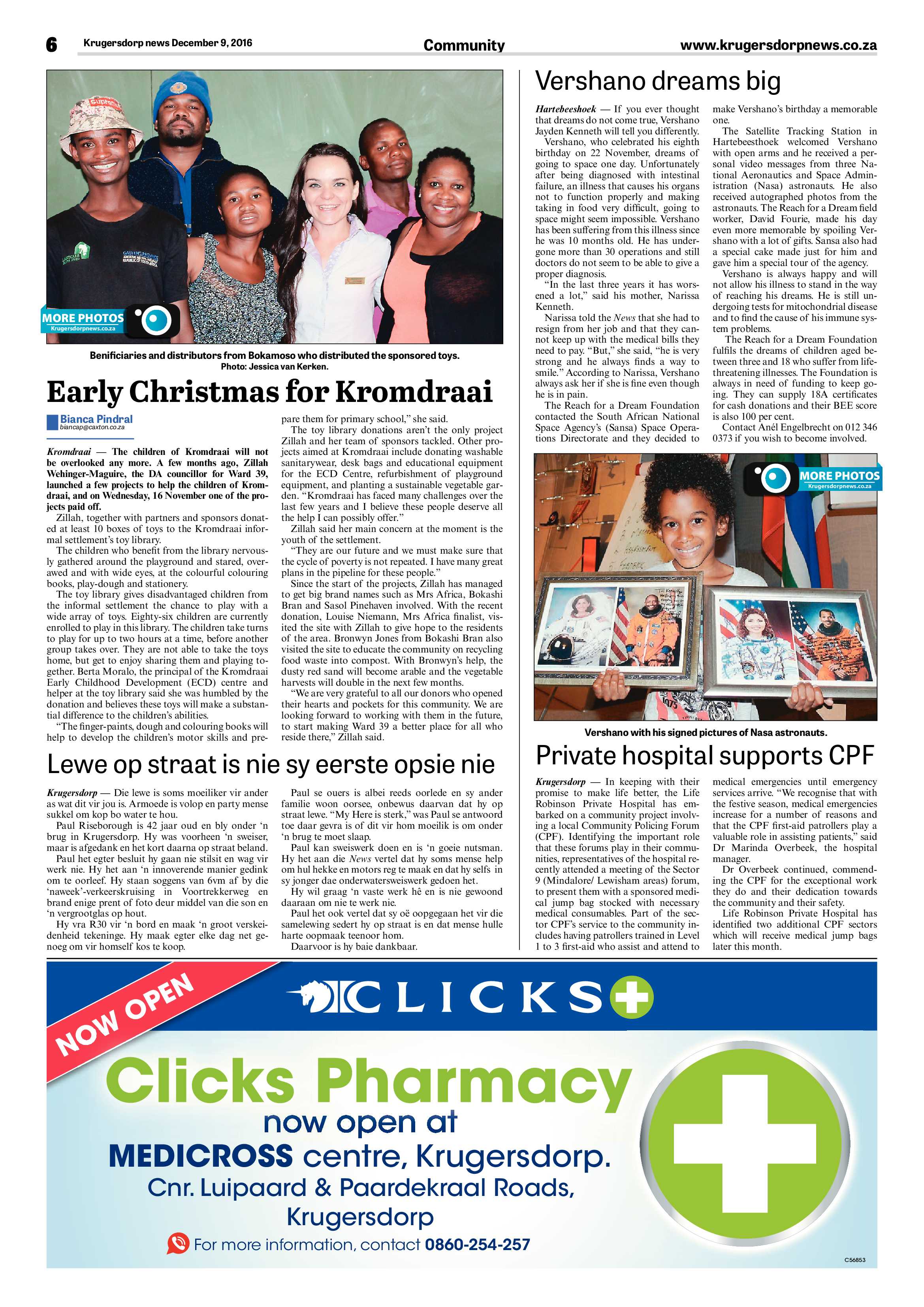 Krugersdorp News 9 December 2016 page 6