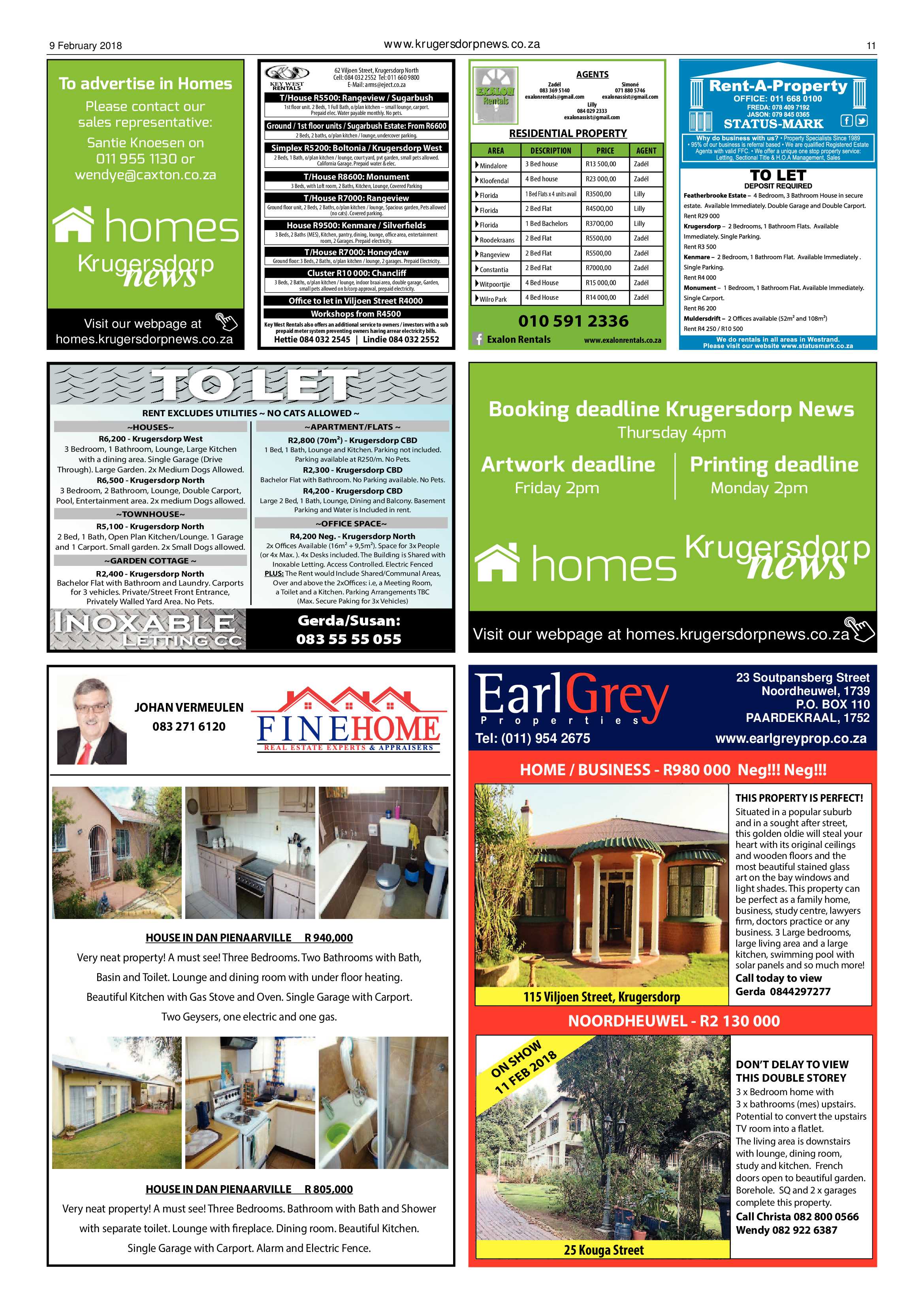 Krugersdorp News 9 February 2018 page 11