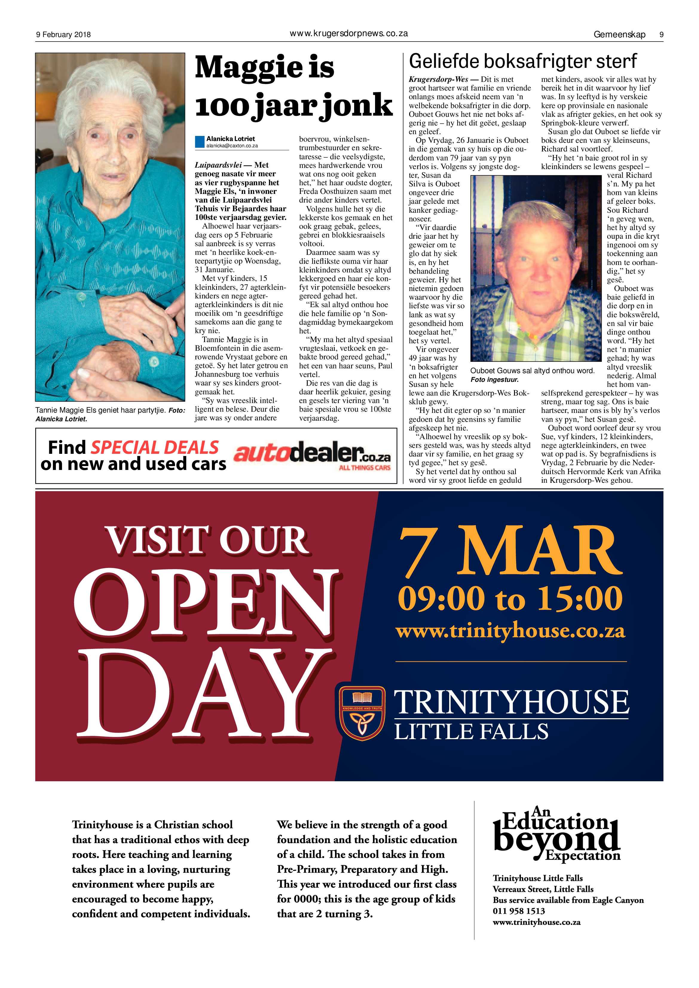 Krugersdorp News 9 February 2018 page 9
