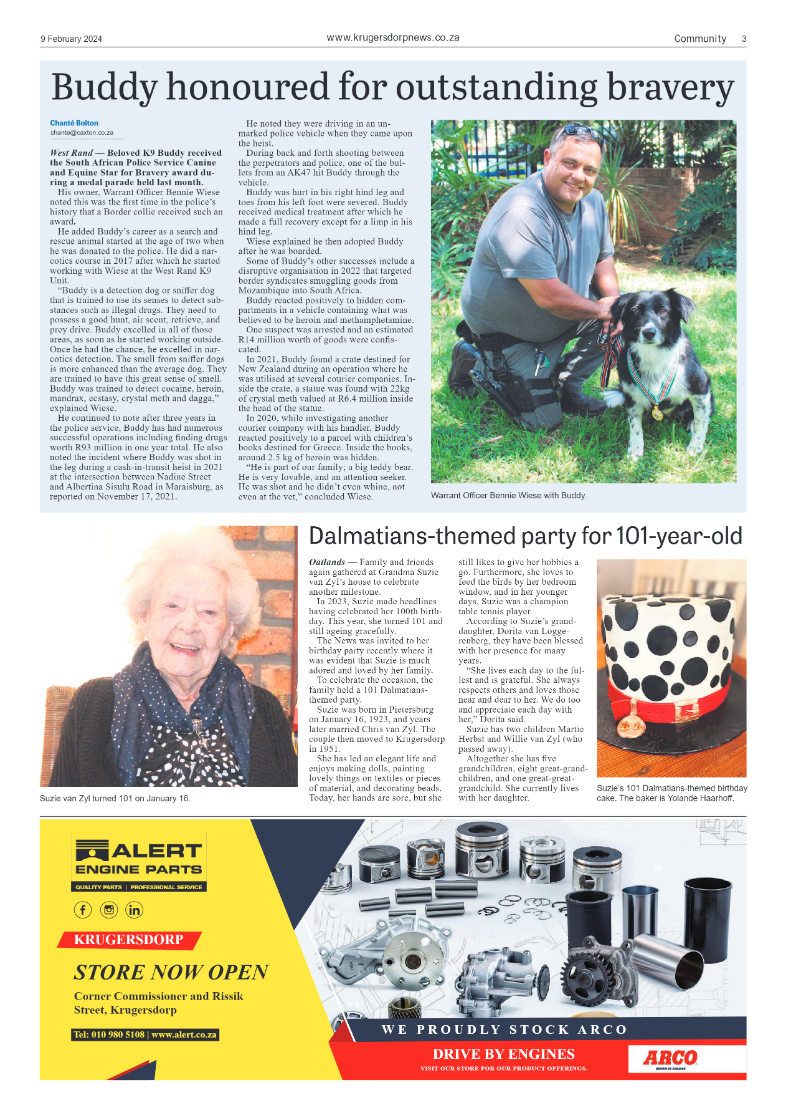 Krugersdorp News 9 February 2024 page 3