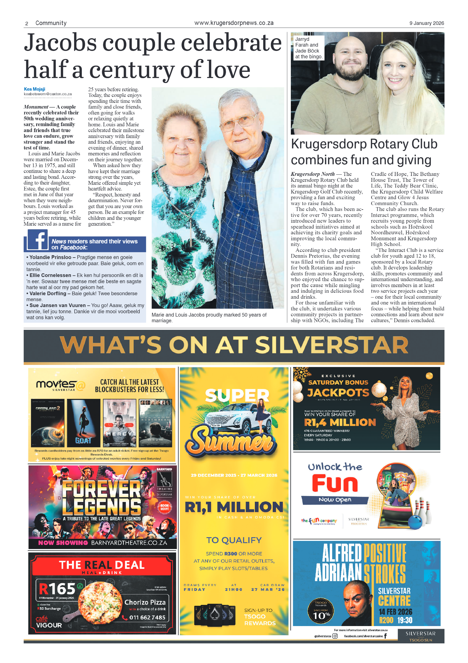 Krugersdorp News 9 January 20206 page 2