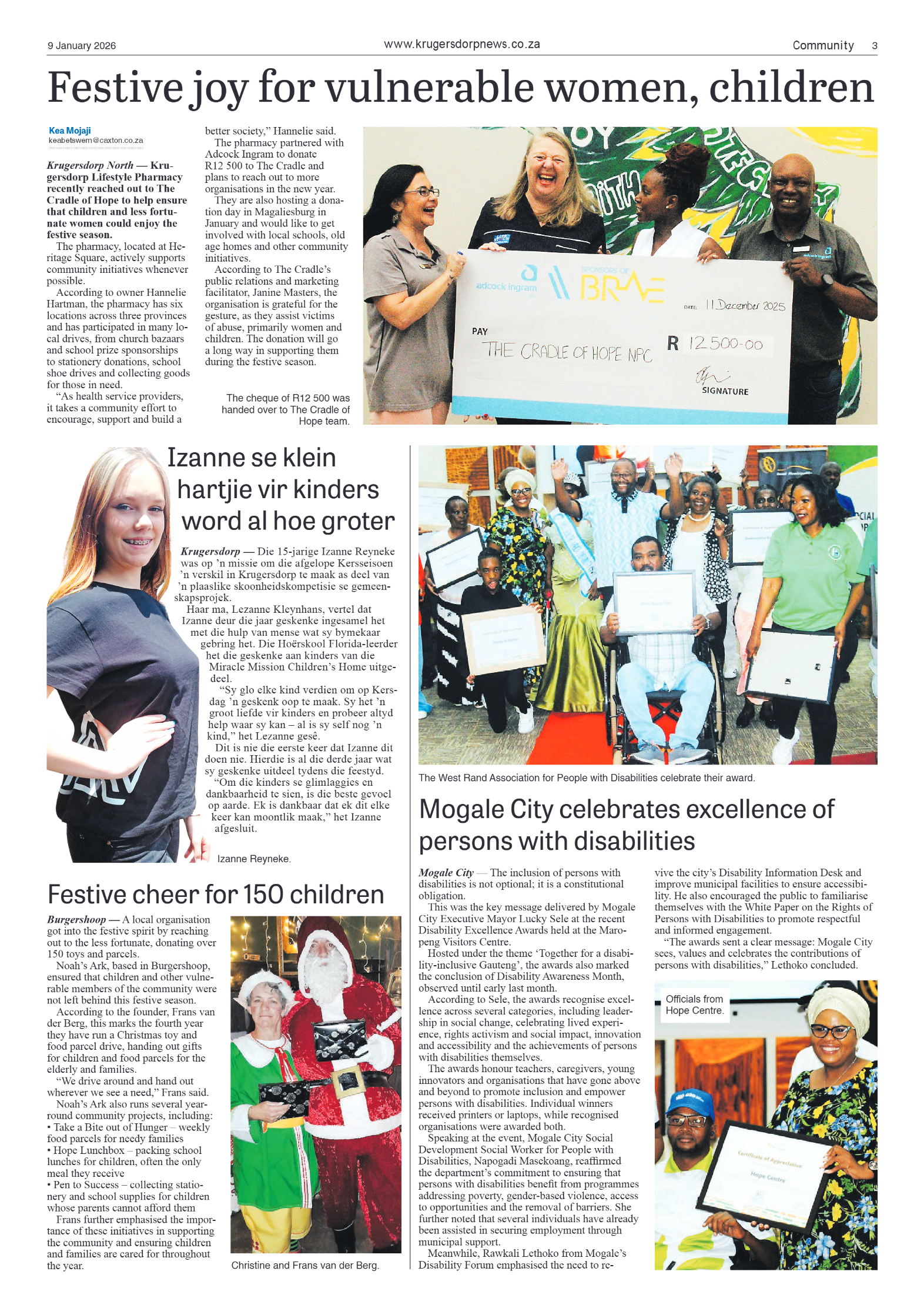 Krugersdorp News 9 January 20206 page 3