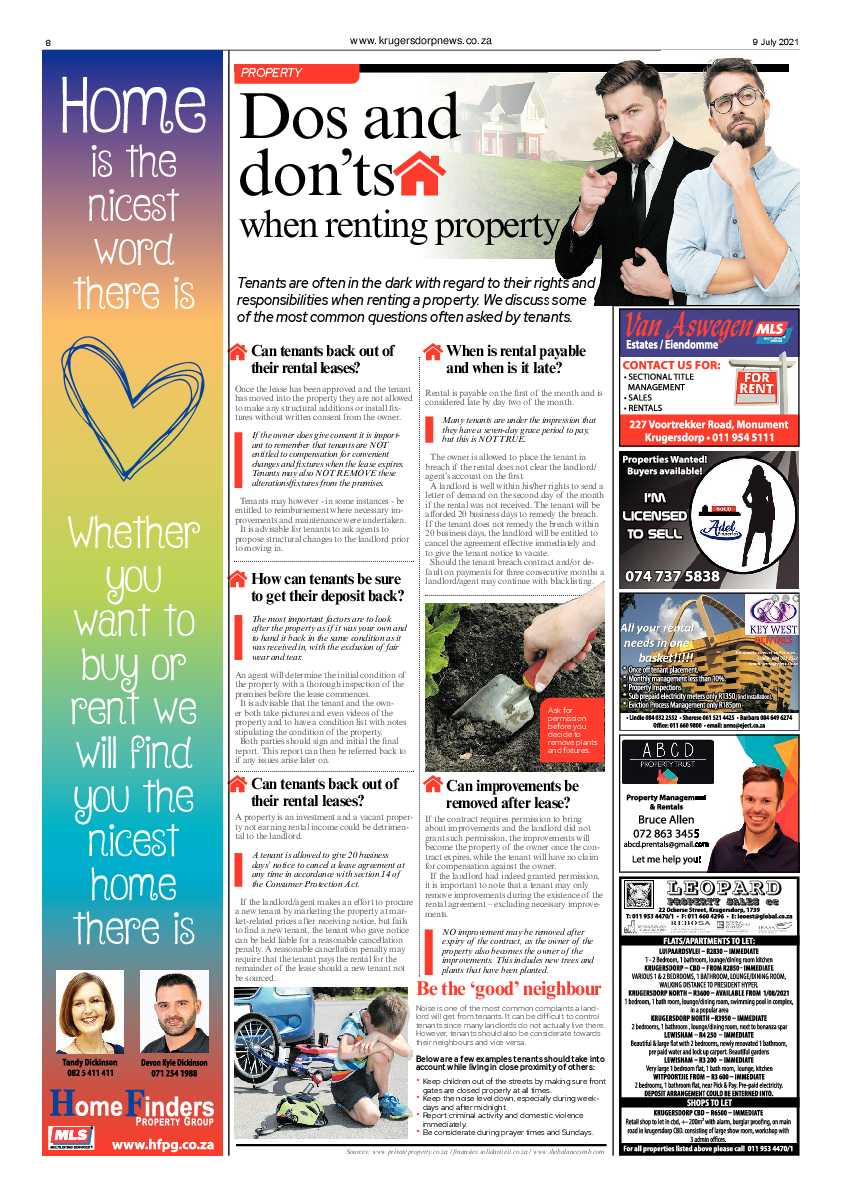 Krugersdorp News 9 July 2021 page 8