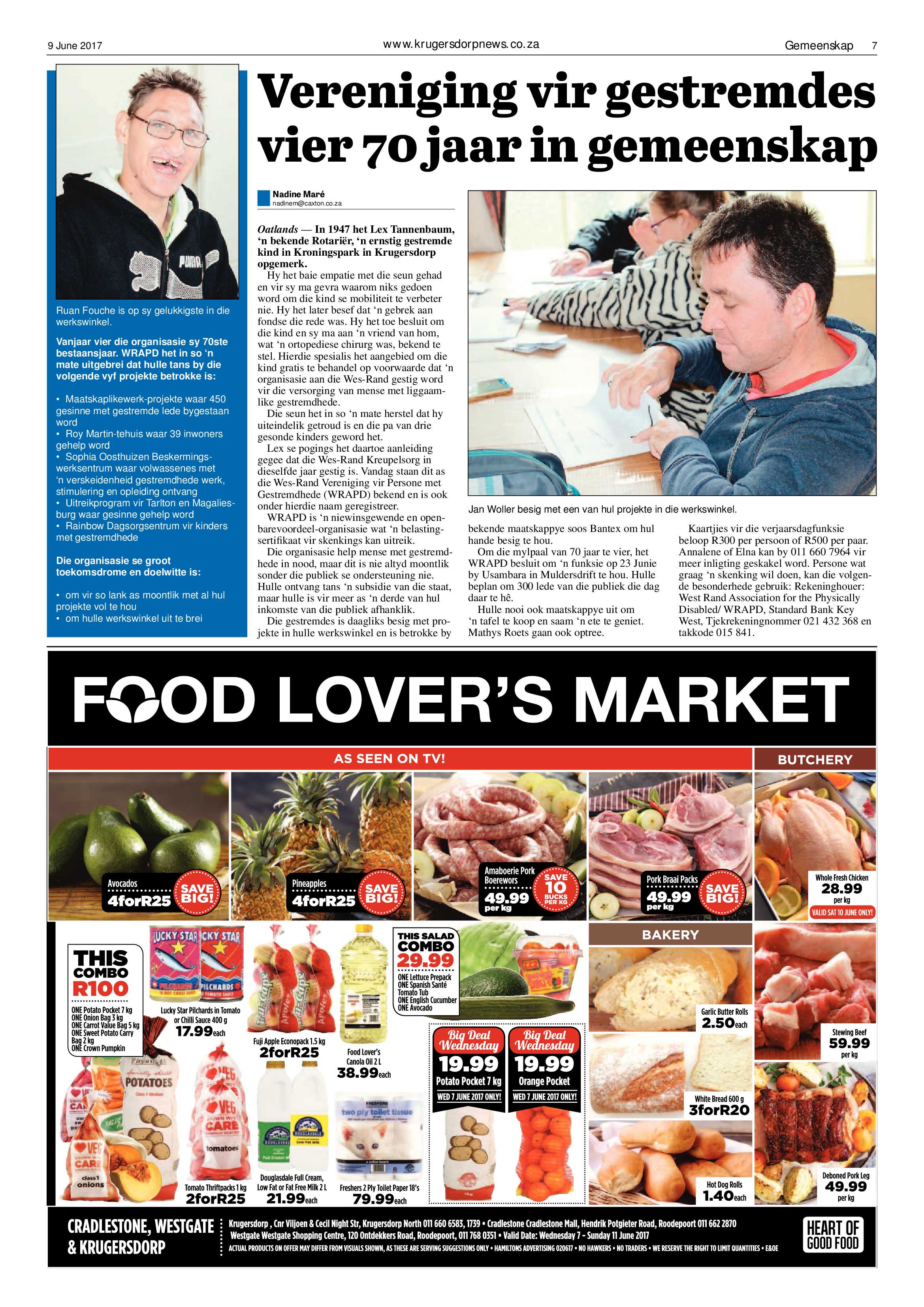 Krugersdorp News 9 June 2017 page 7
