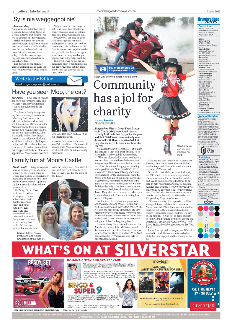 Kruguersdorp News 9 June 2023 page 4