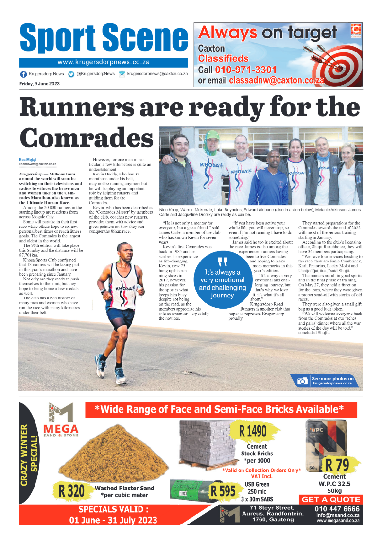 Kruguersdorp News 9 June 2023 page 8