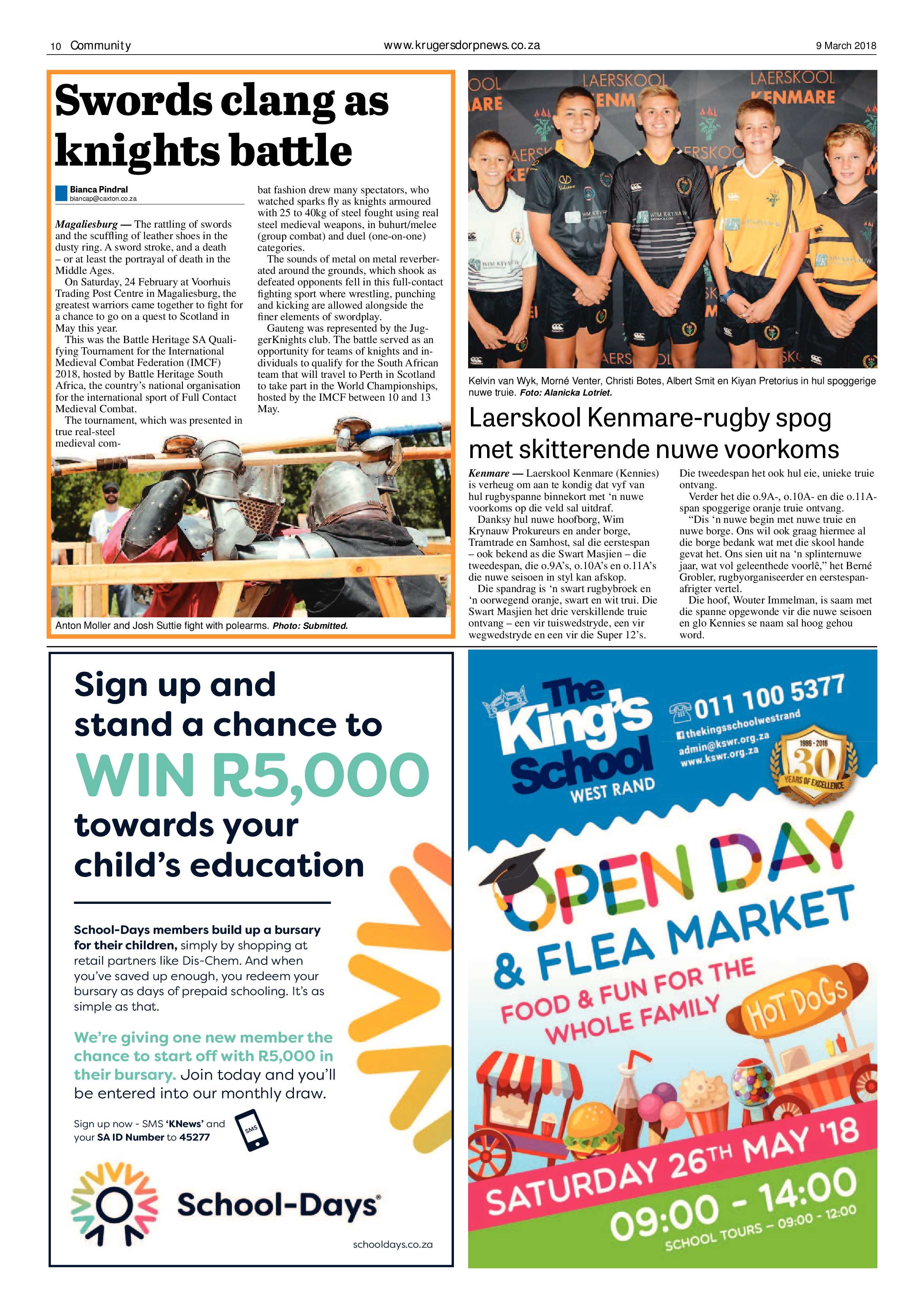 Krugersdorp News 9 March 2018 page 10