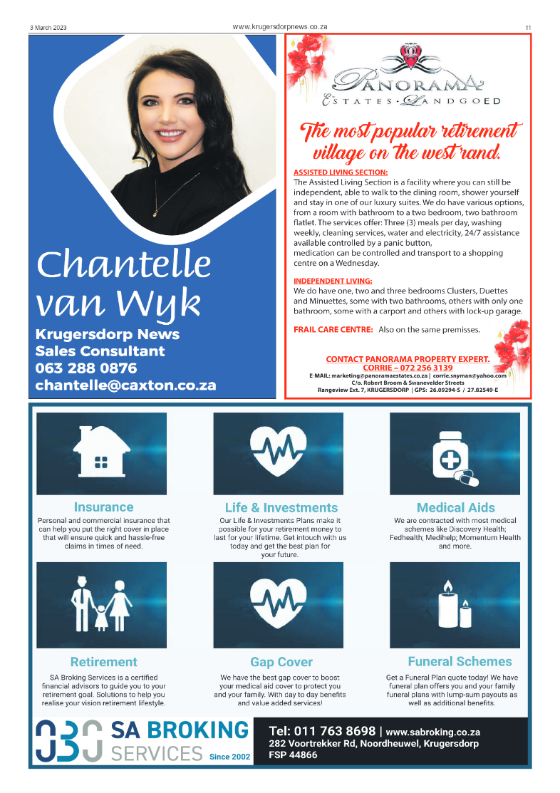 Krugersdorp News 3 March 2023 page 12