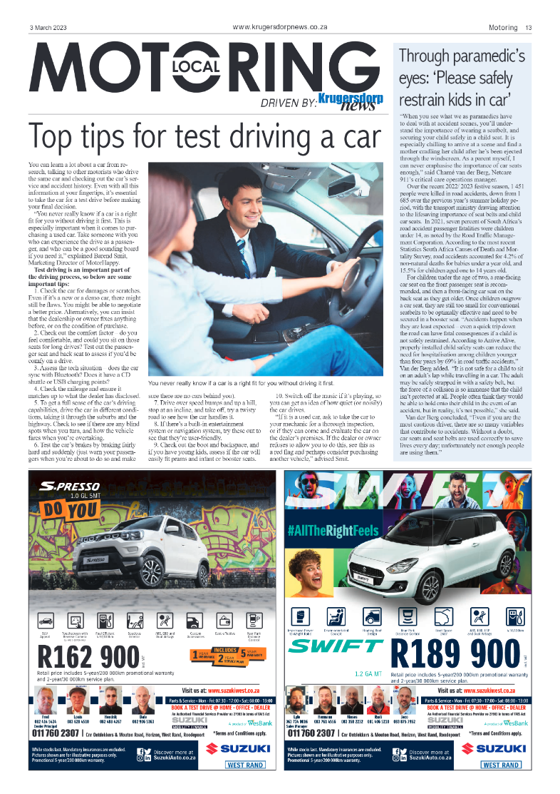 Krugersdorp News 3 March 2023 page 14