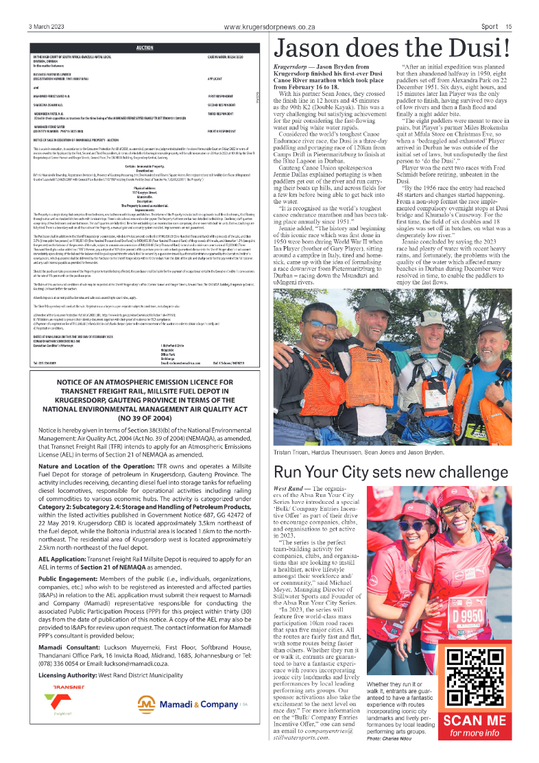 Krugersdorp News 3 March 2023 page 16