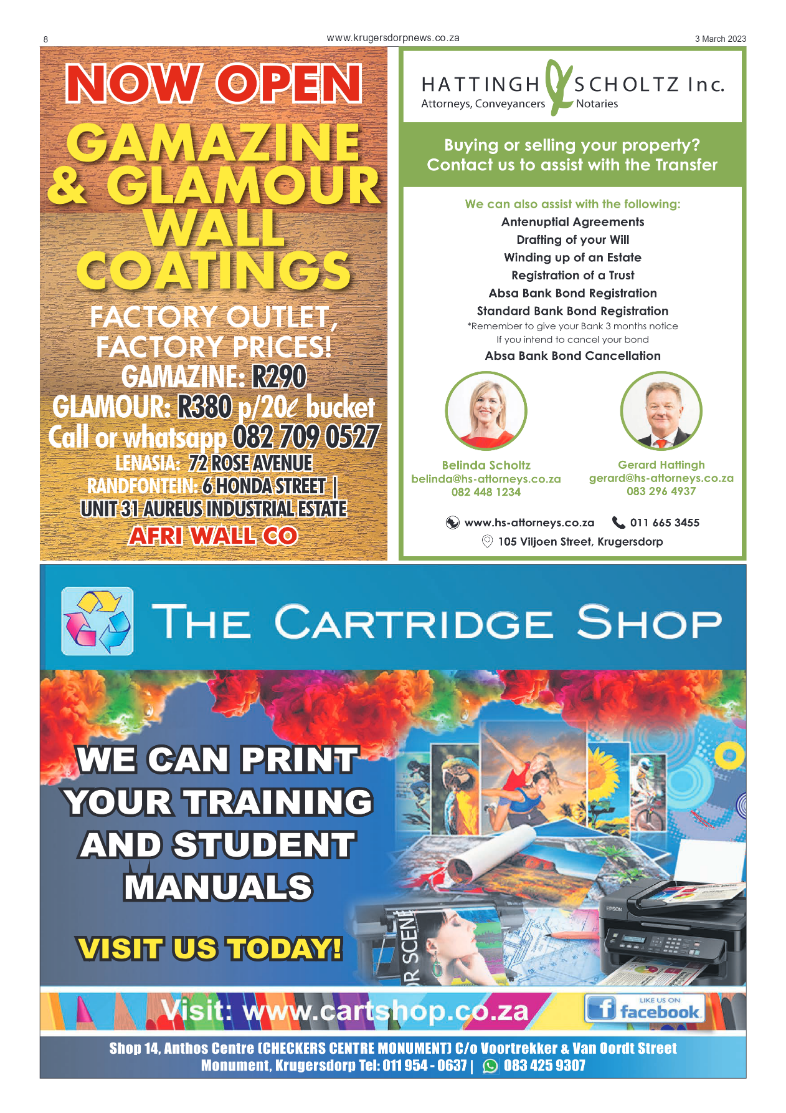 Krugersdorp News 3 March 2023 page 9