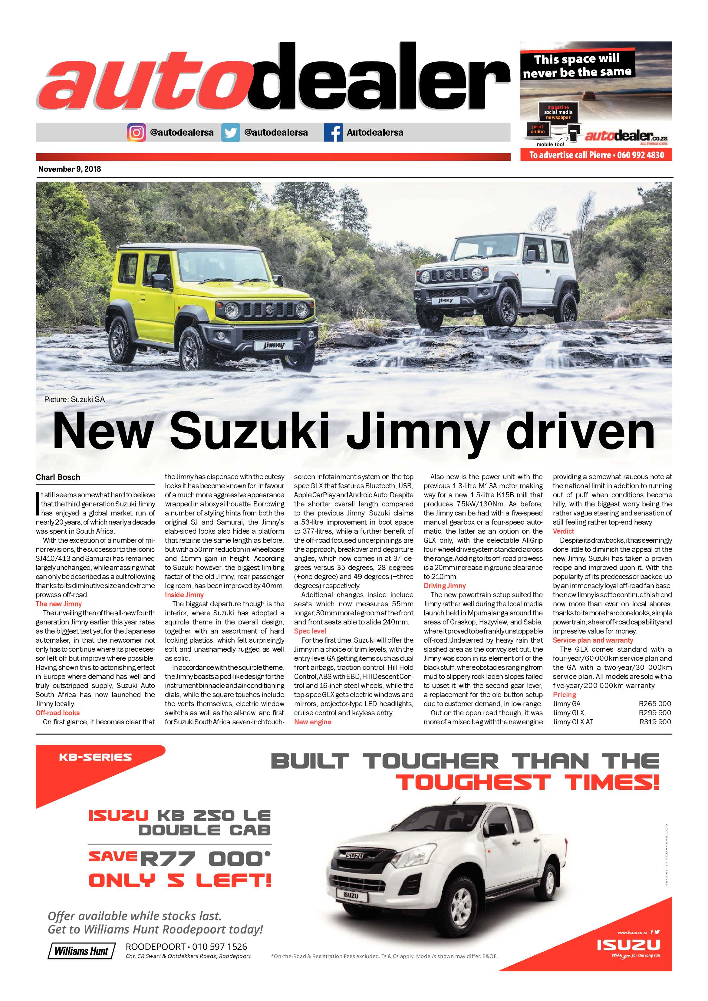Krugersdorp News 9 November 2018 page 13