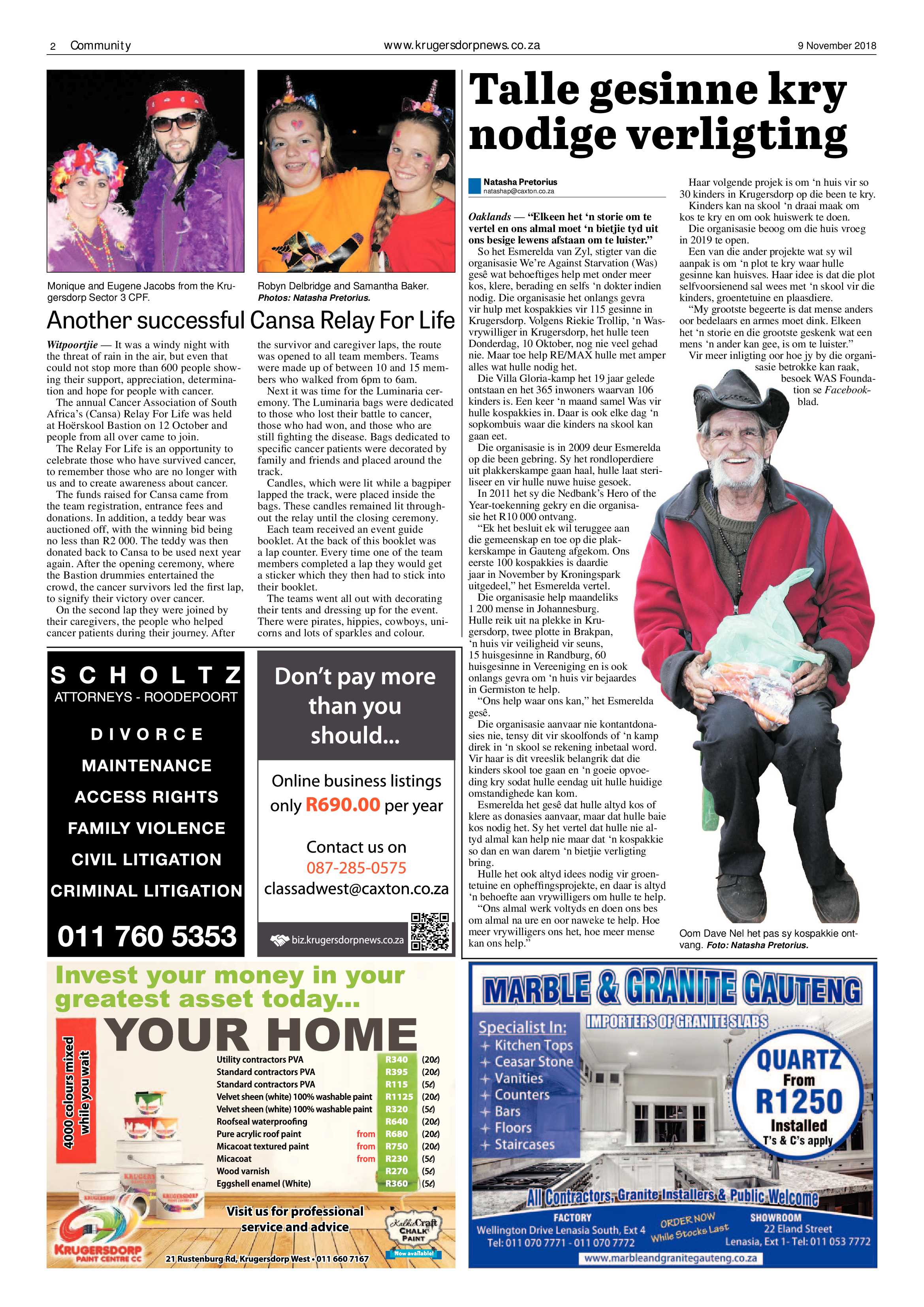 Krugersdorp News 9 November 2018 page 2