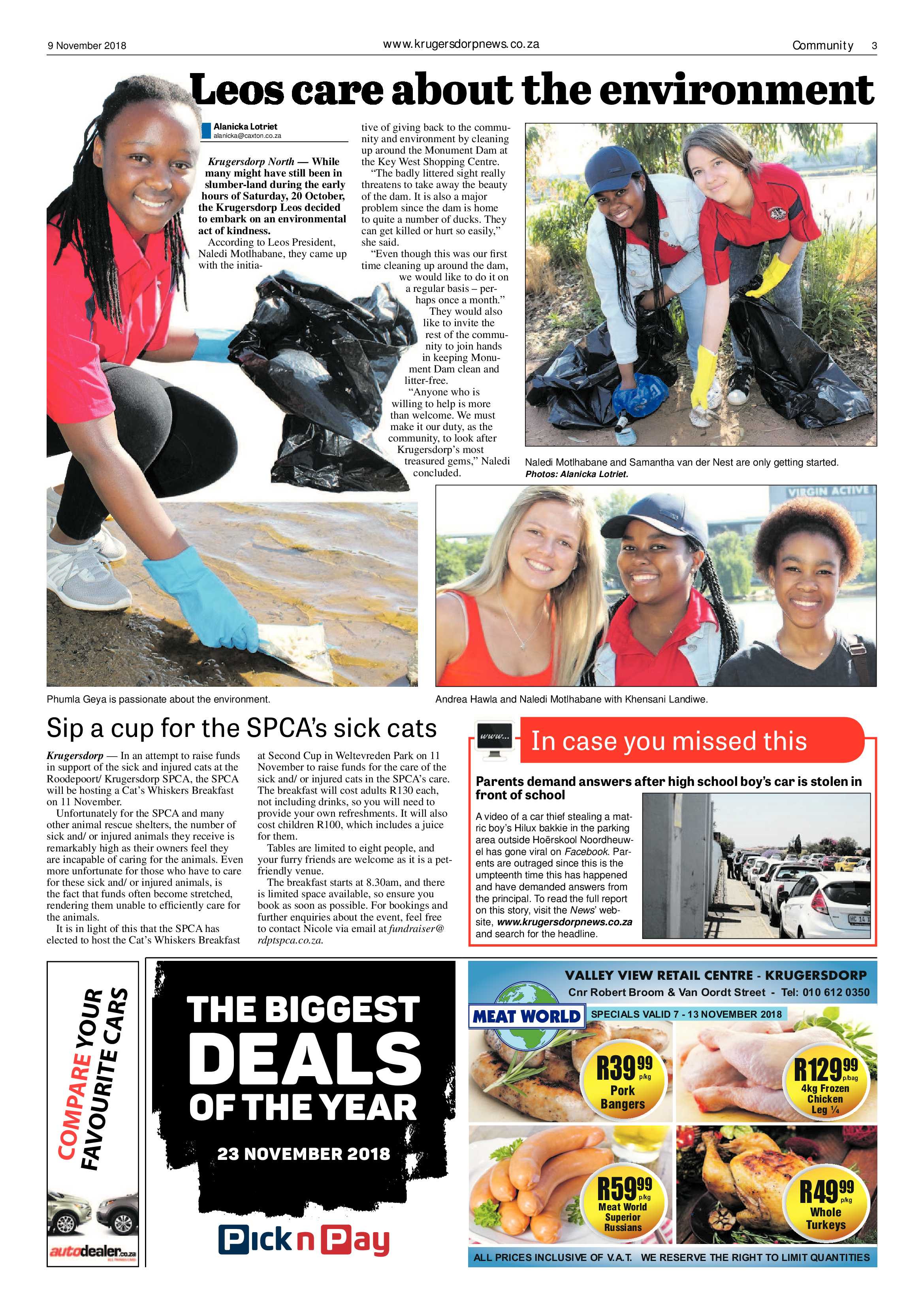 Krugersdorp News 9 November 2018 page 3