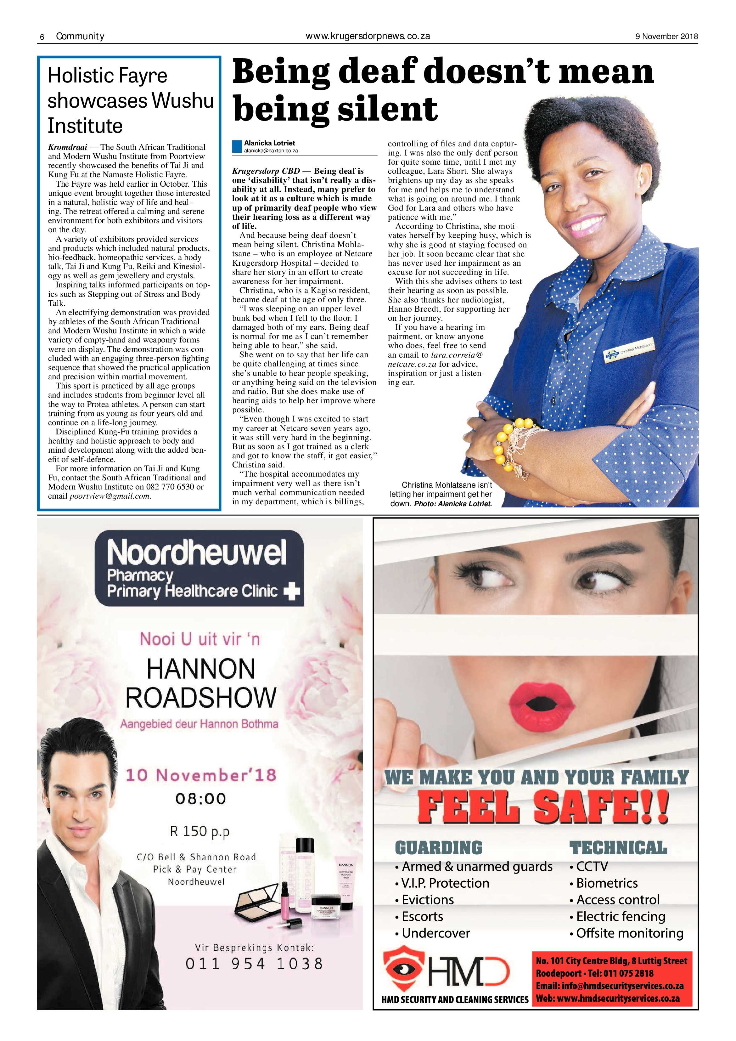 Krugersdorp News 9 November 2018 page 6
