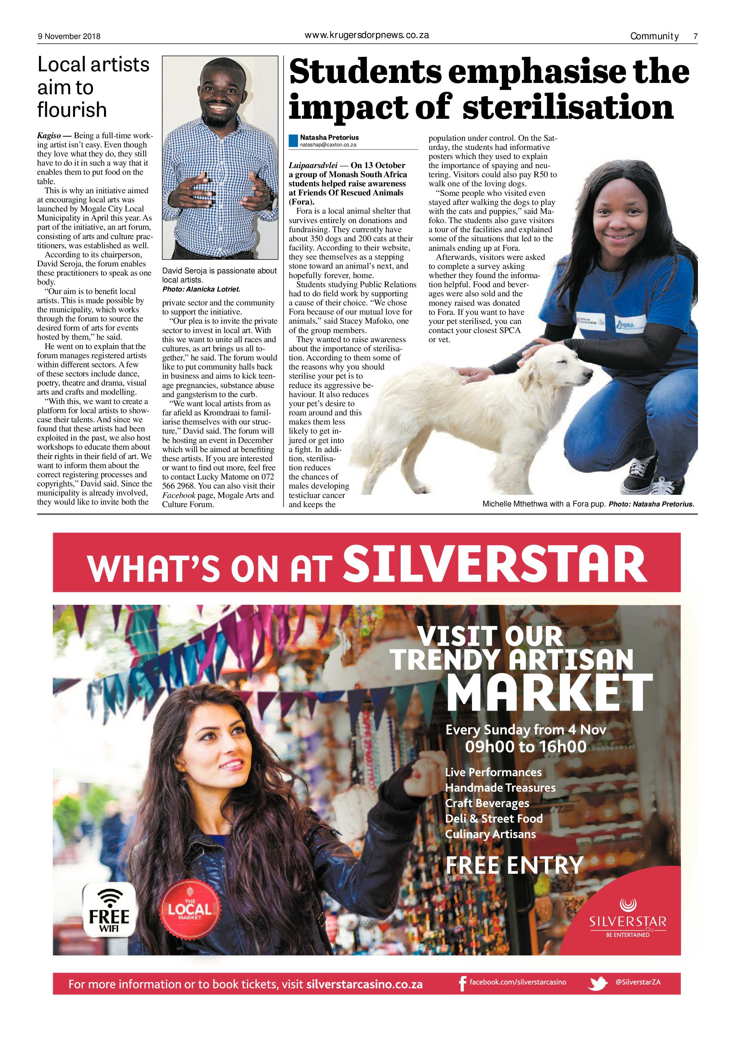 Krugersdorp News 9 November 2018 page 7