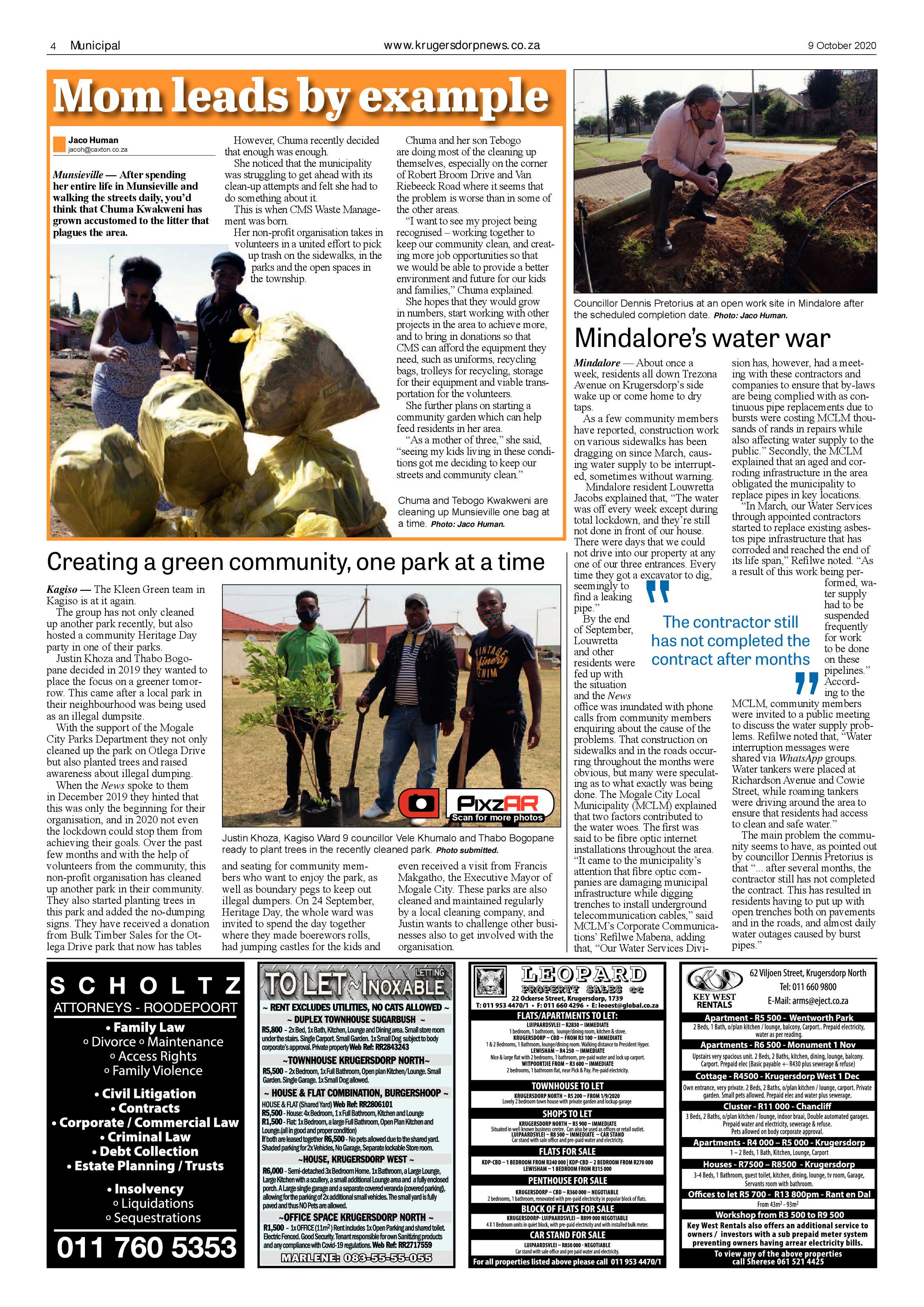 Krugersdorp News 9 October 2020 page 4
