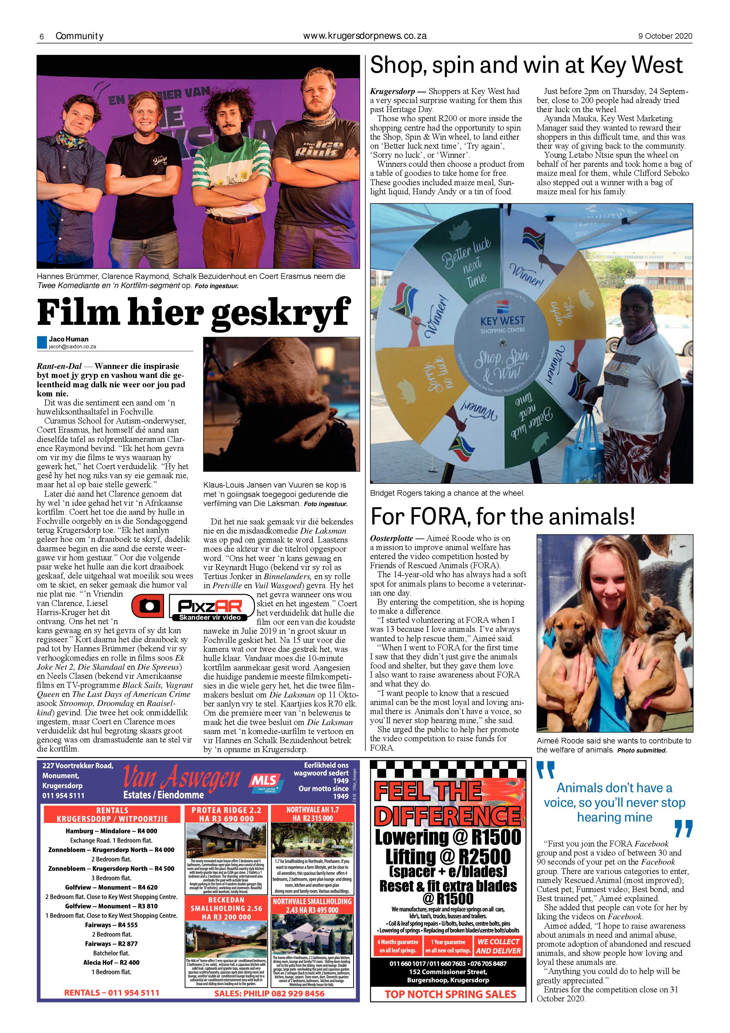 Krugersdorp News 9 October 2020 page 6