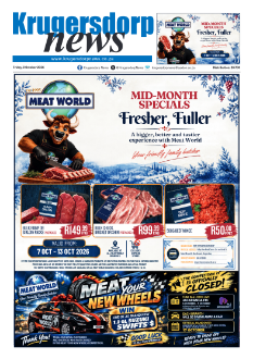 Krugersdorp News 9 October 2026