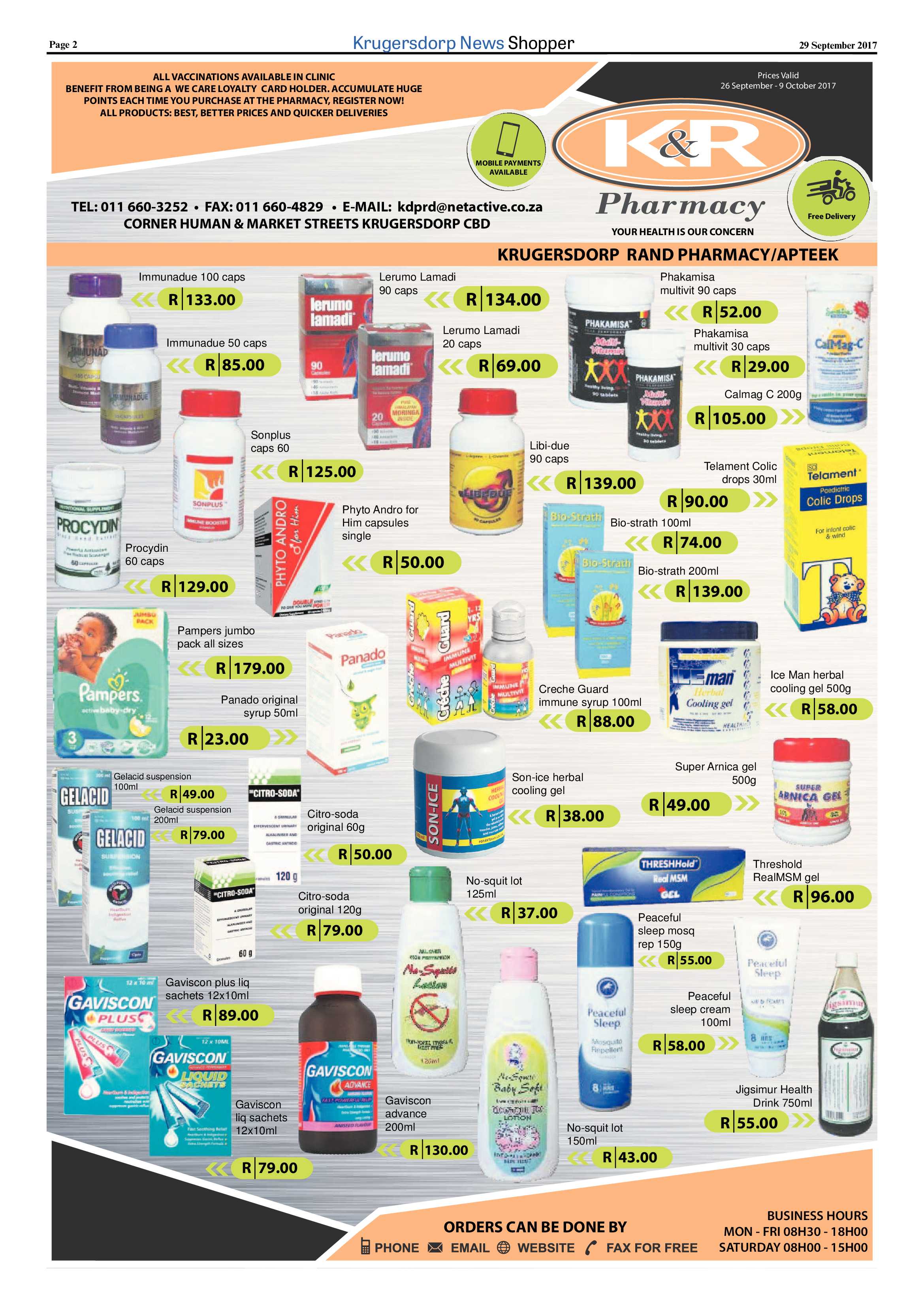 Krugersdorp News Shopper – September 2017 page 2