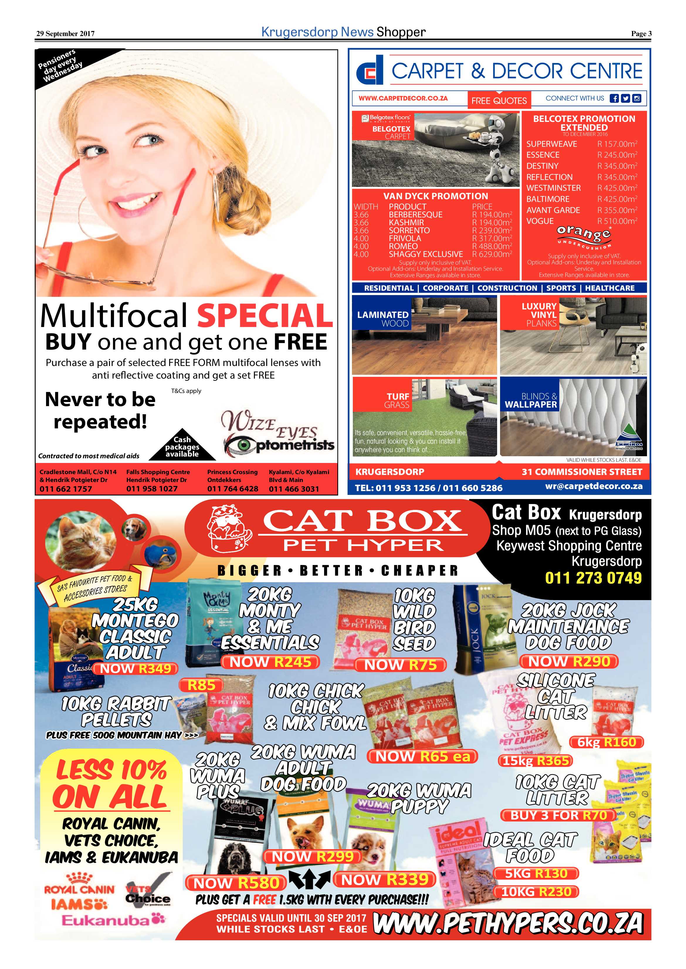 Krugersdorp News Shopper – September 2017 page 3