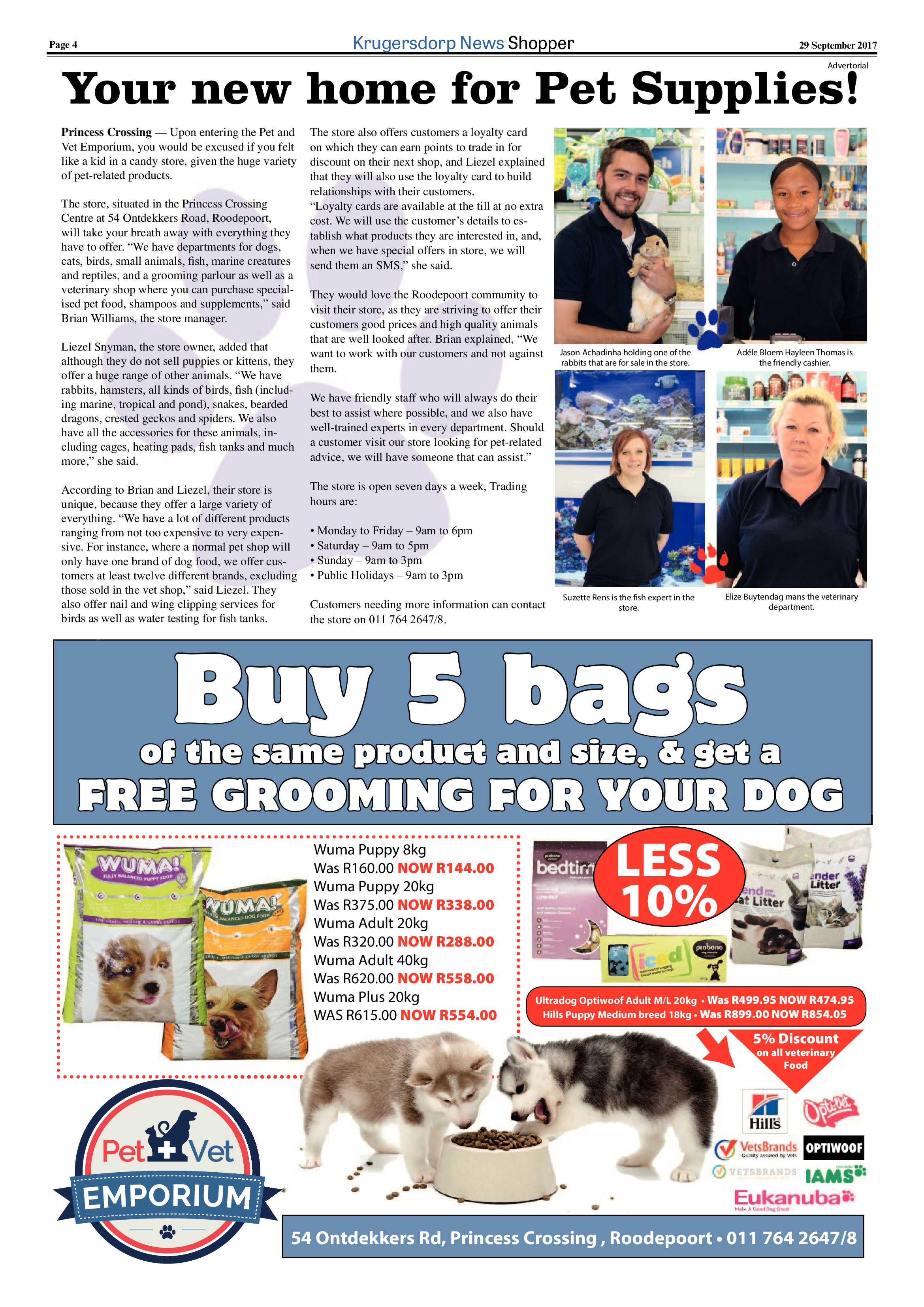 Krugersdorp News Shopper – September 2017 page 4