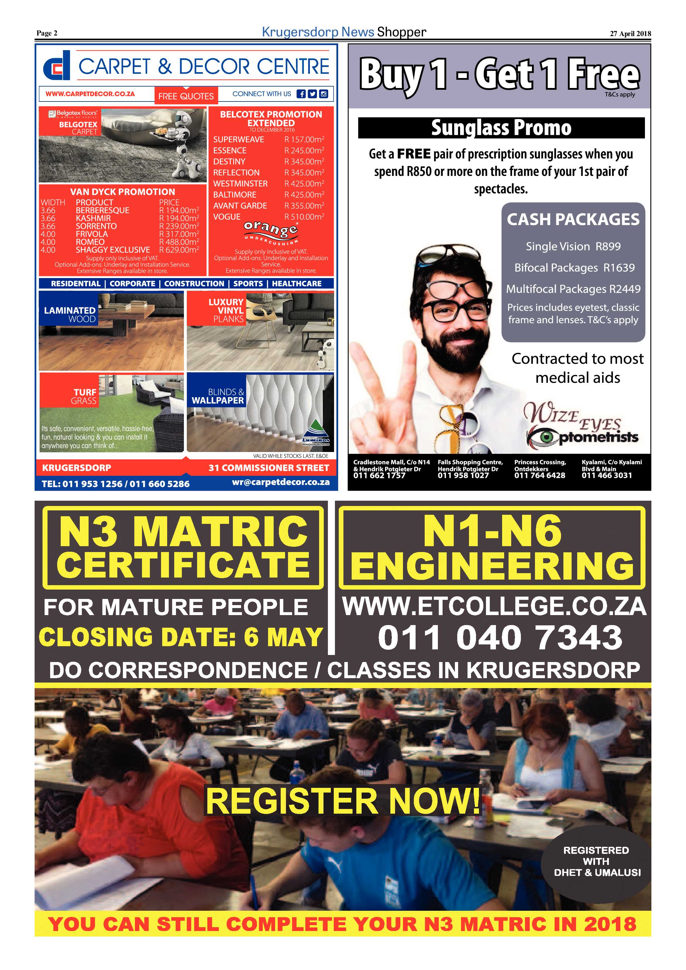 Krugersdorp News Shopper – April 2018 page 2
