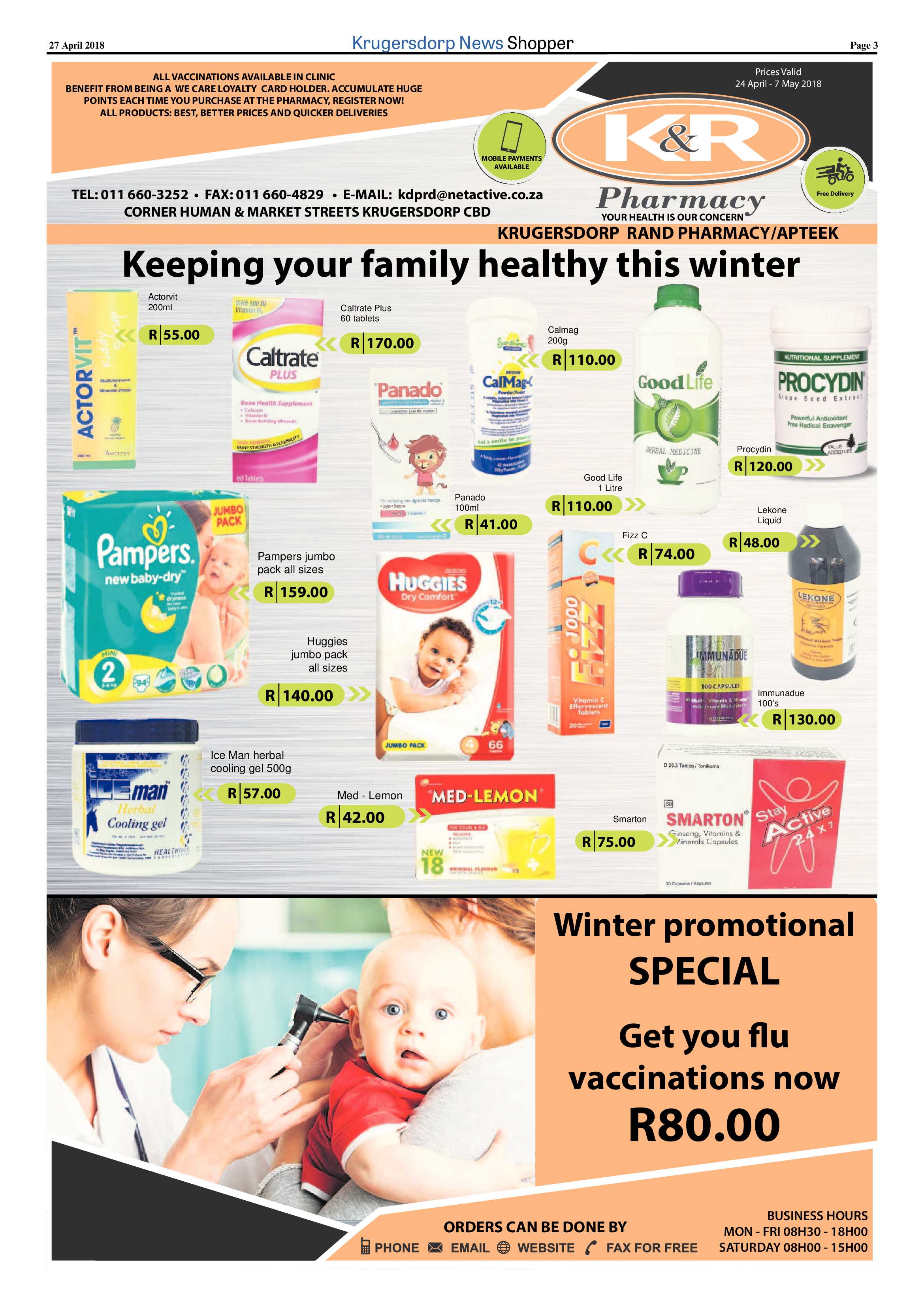 Krugersdorp News Shopper – April 2018 page 3