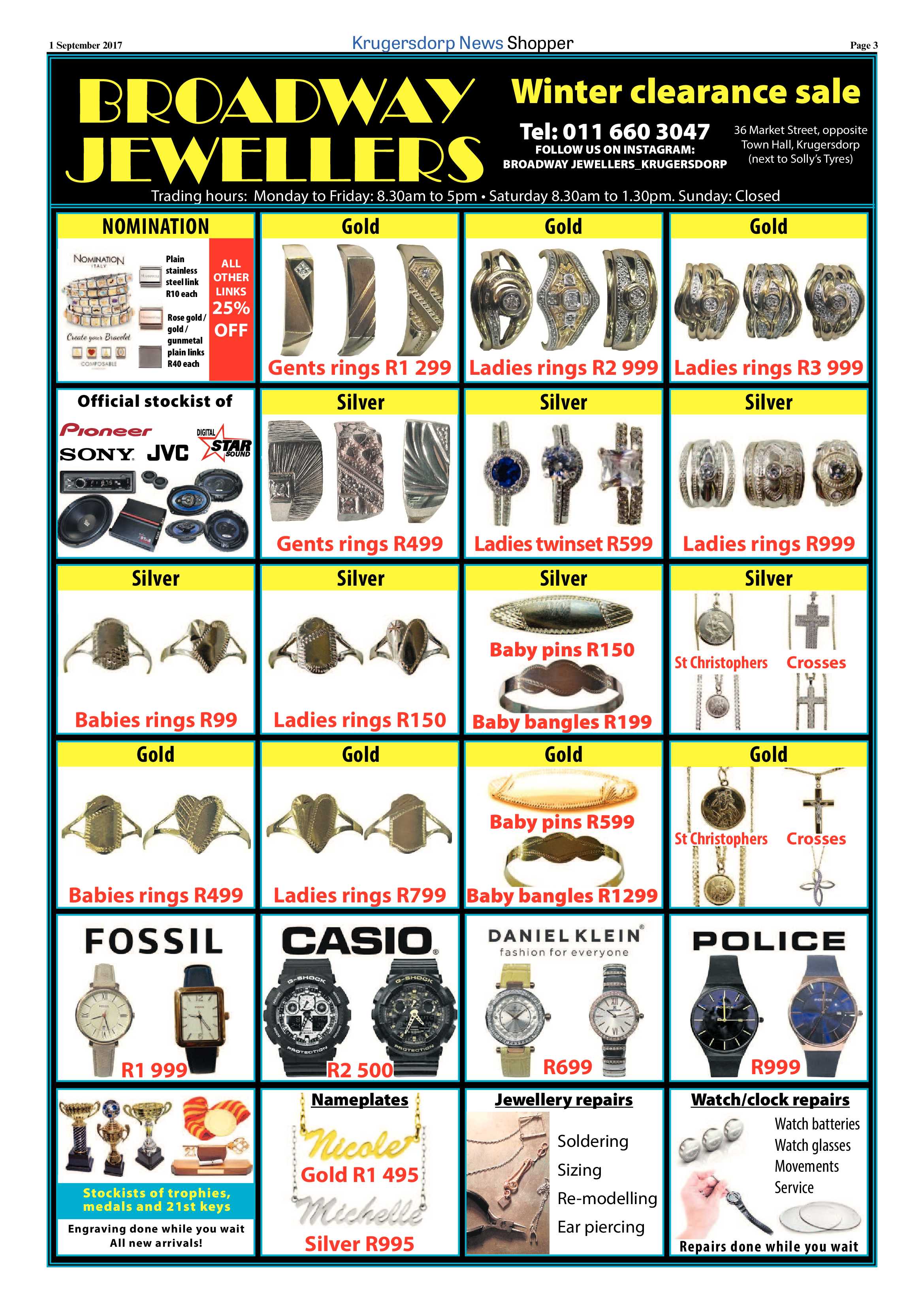 Krugersdorp News Shopper – August 2017 page 3