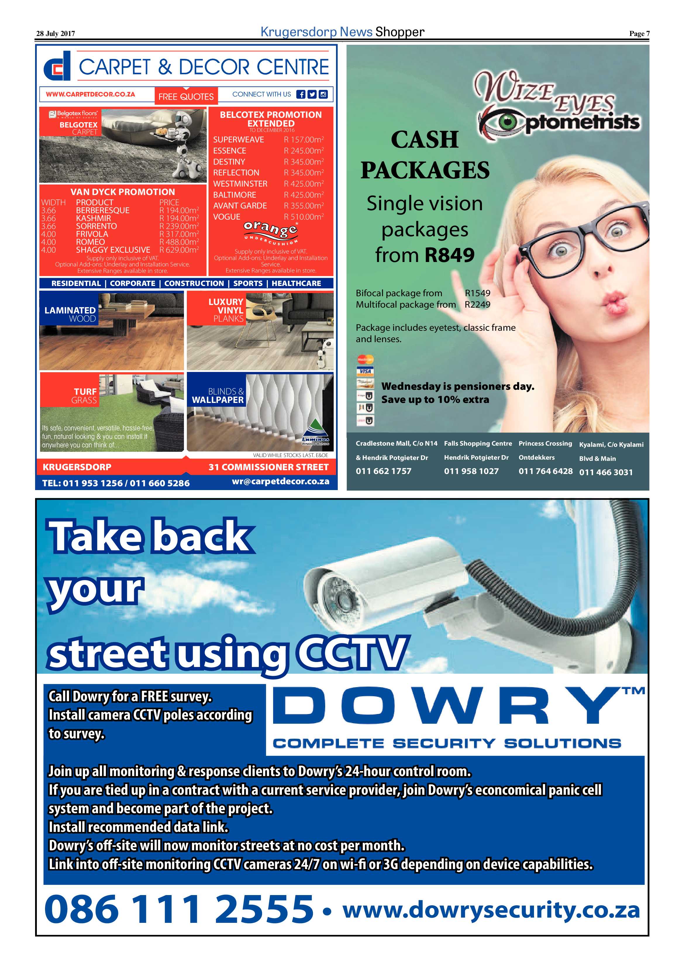 Krugersdorp News Shopper – July 2017 page 7