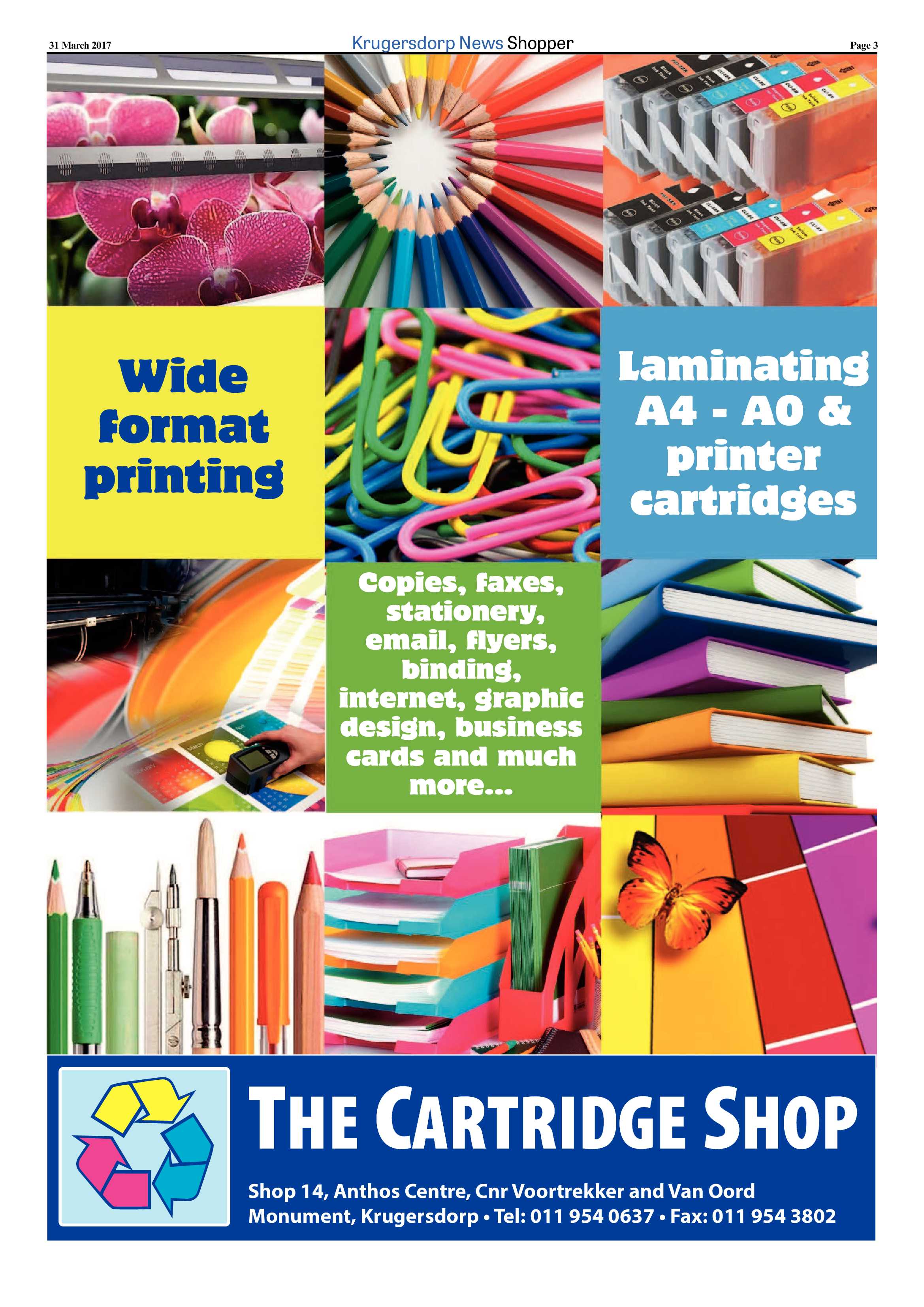 Krugersdorp News Shopper – March 2017 page 3