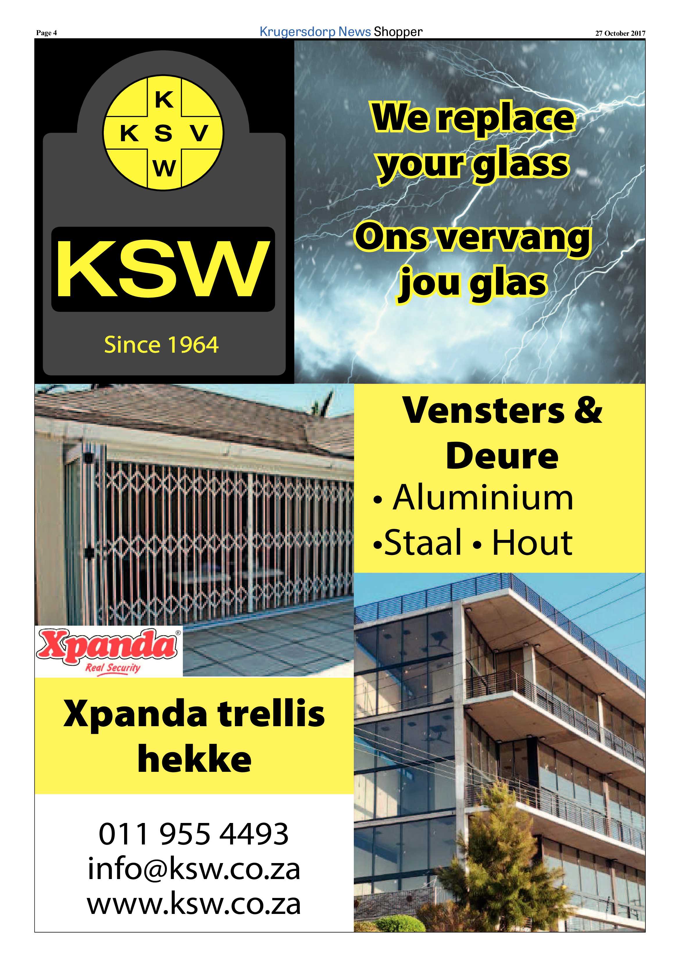 Krugersdorp News Shopper – October 2017 page 4