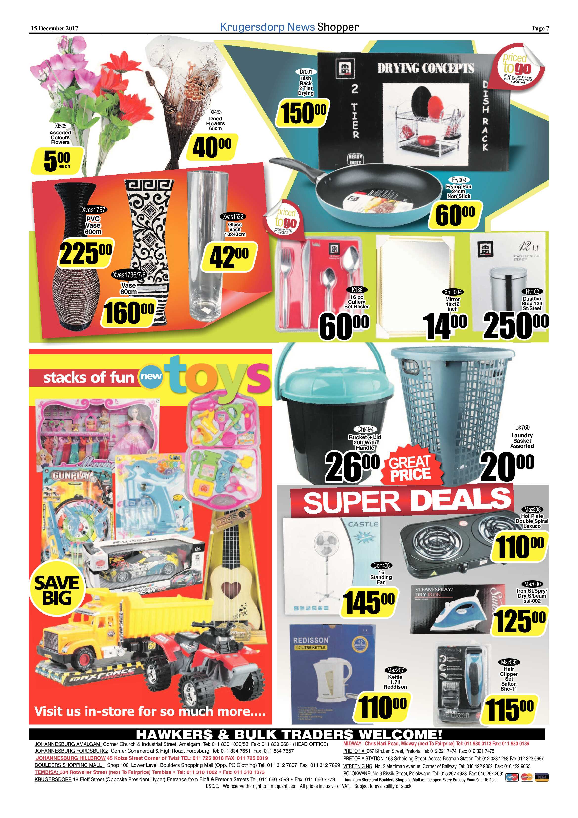 Krugersdorp News Shopper 15 December 2017 page 7