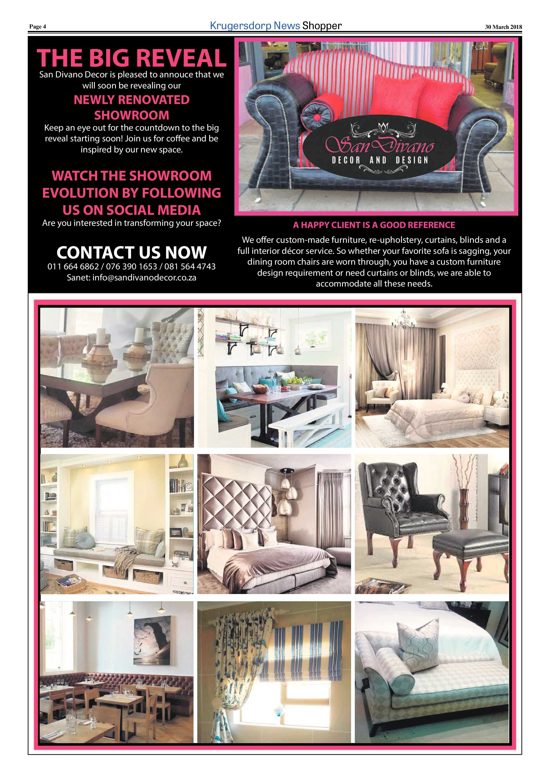 Krugersdorp News Shopper 30 March 2018 page 4