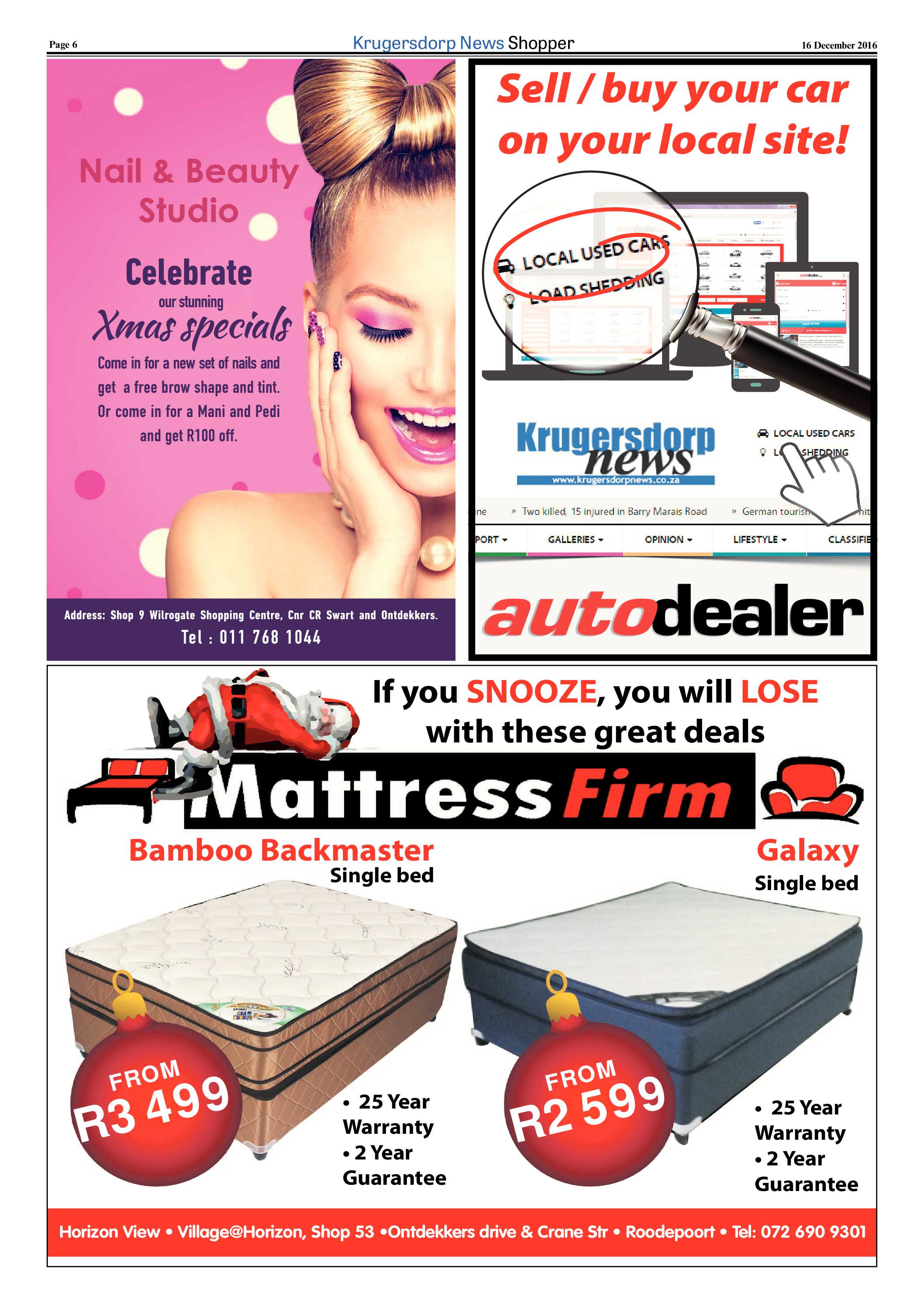 Krugersdorp News Shopper December 2016 page 6