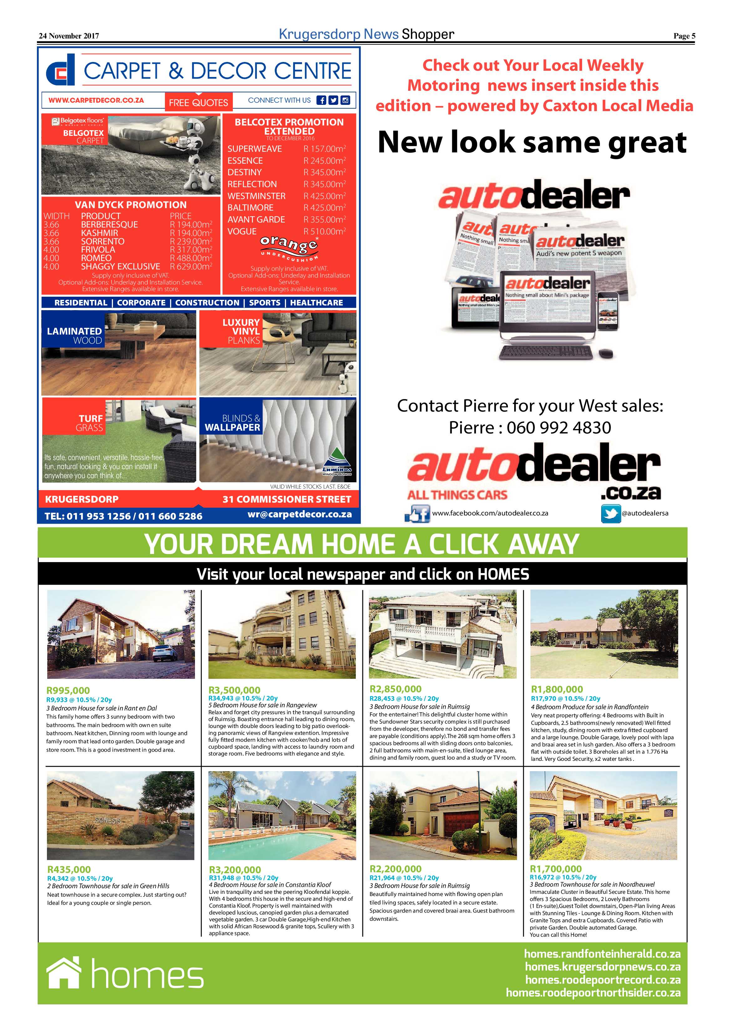 Krugersdorp News Shopper November 2017 page 5