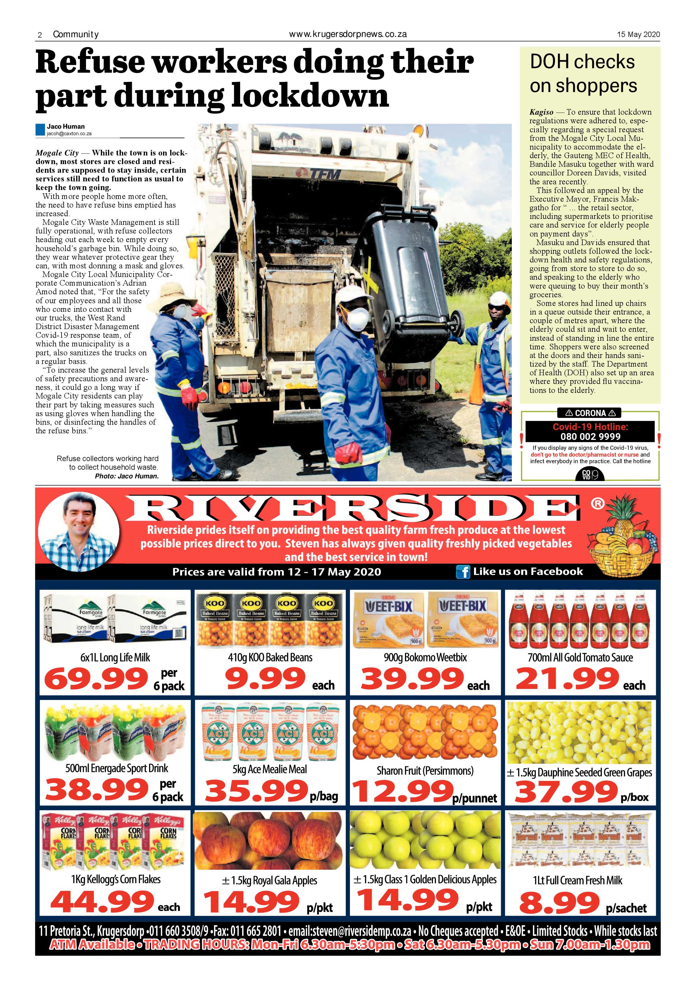 Krugersdorp News 15 May 2020 page 2