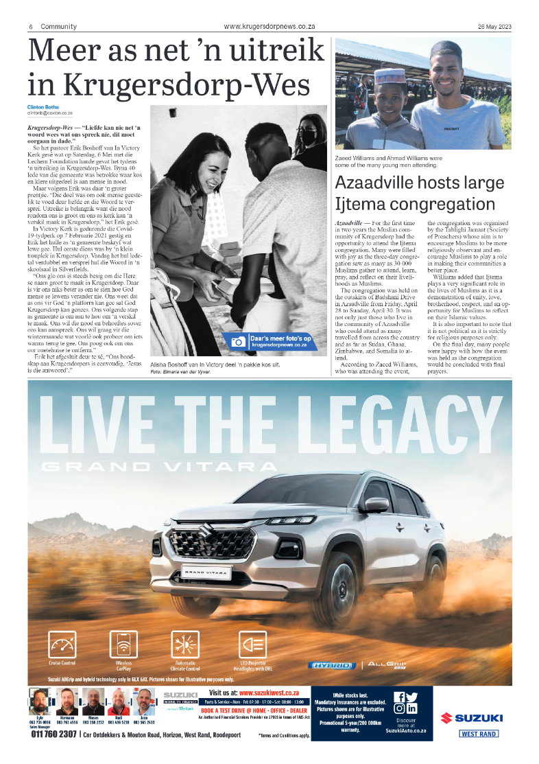 Krugersdorp News 26 May 2023 page 6