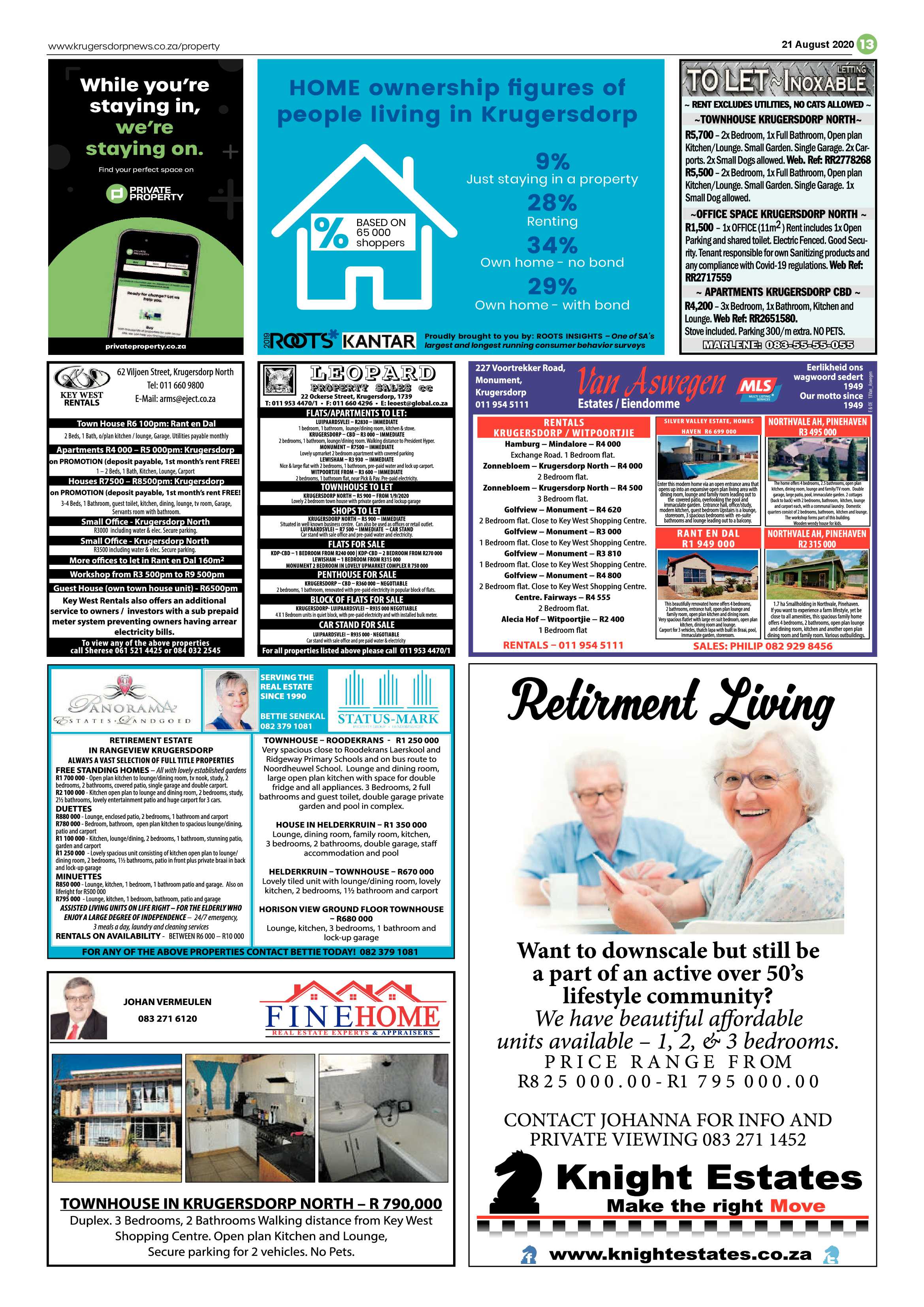 Krugersdorp News 21 August 2020 page 13