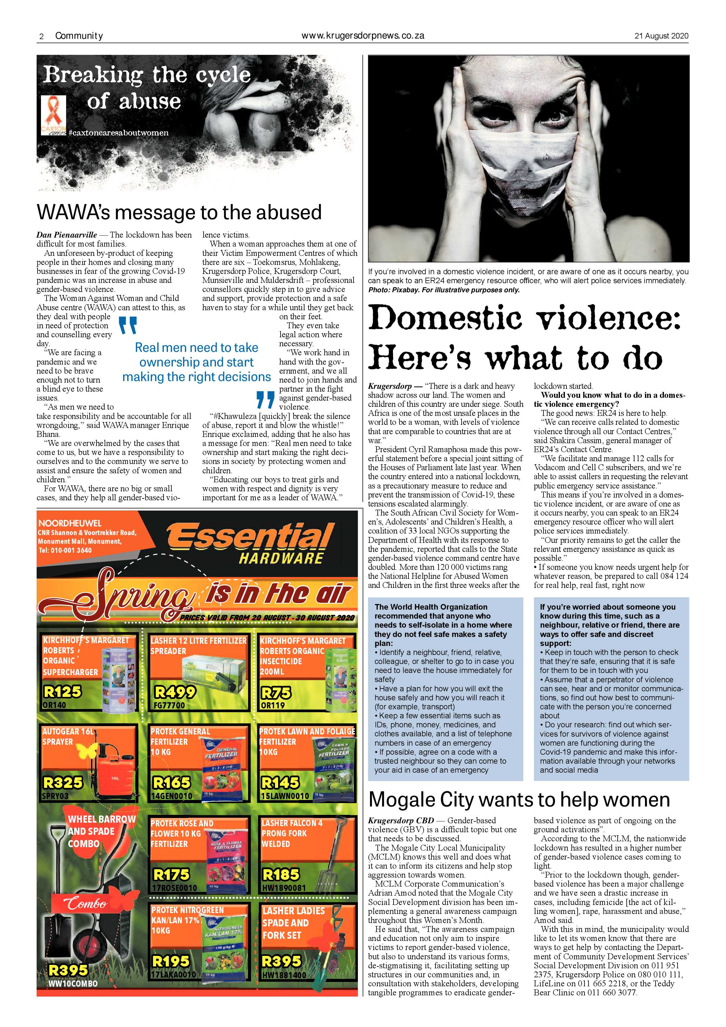 Krugersdorp News 21 August 2020 page 2