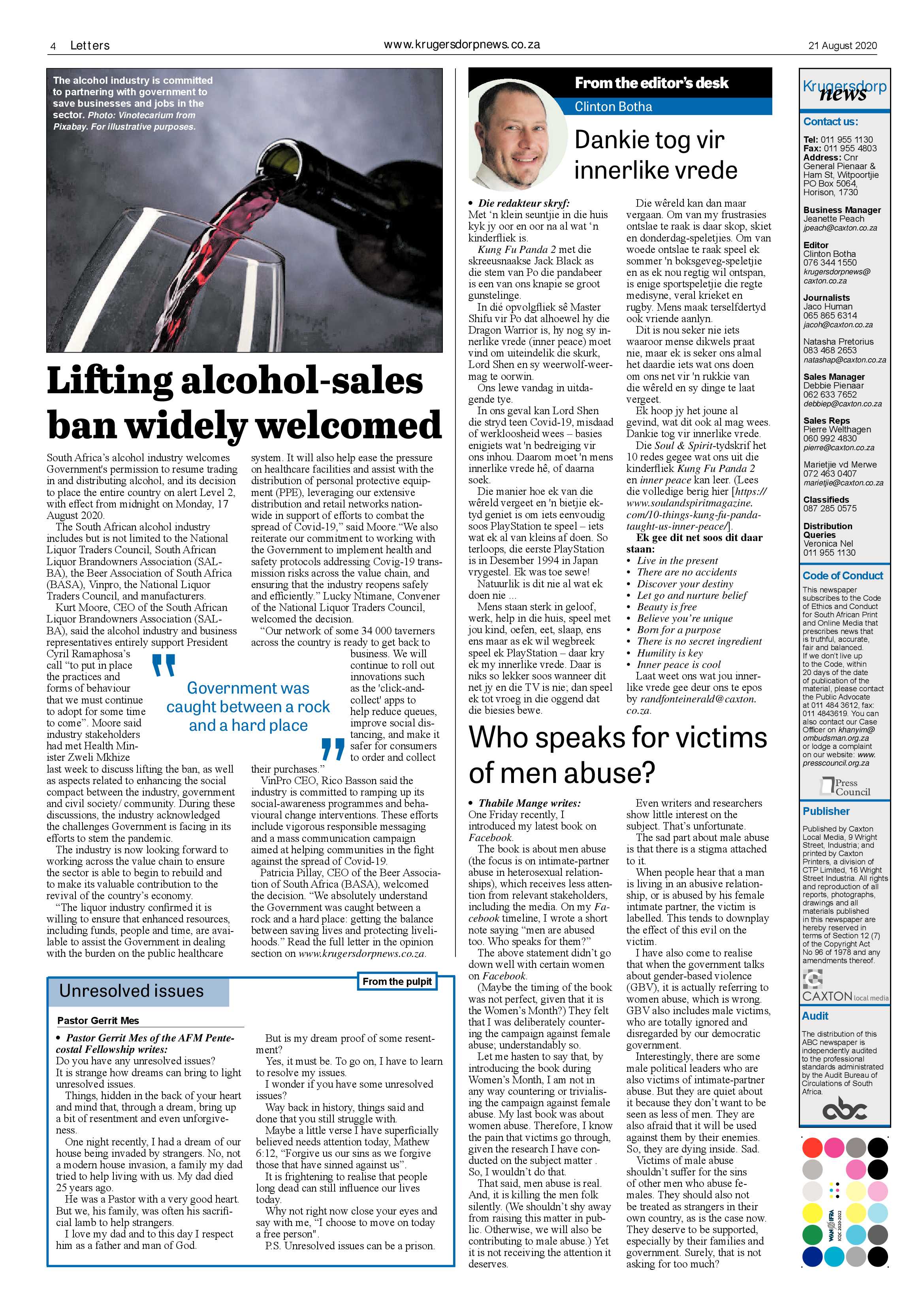 Krugersdorp News 21 August 2020 page 4