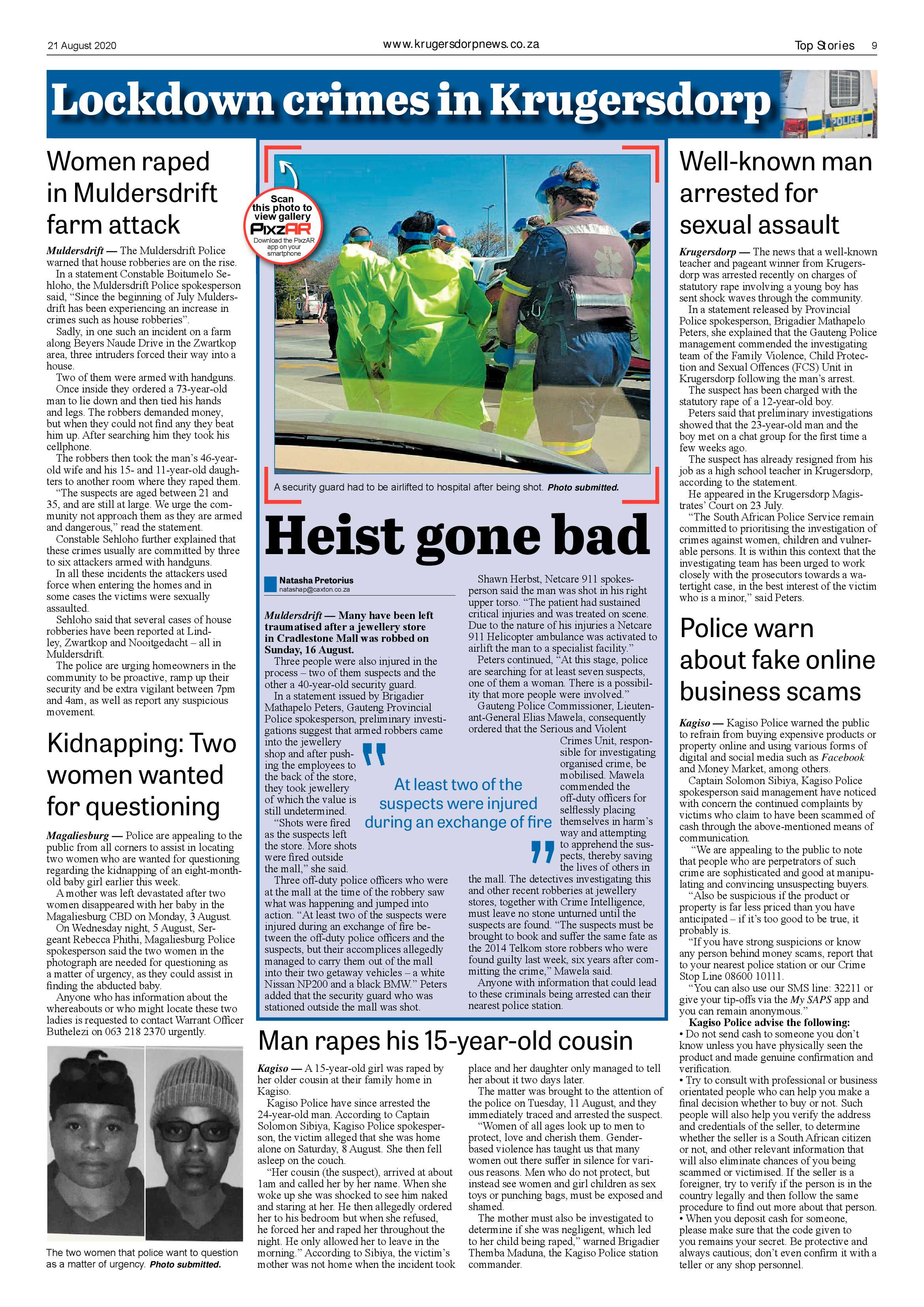 Krugersdorp News 21 August 2020 page 9