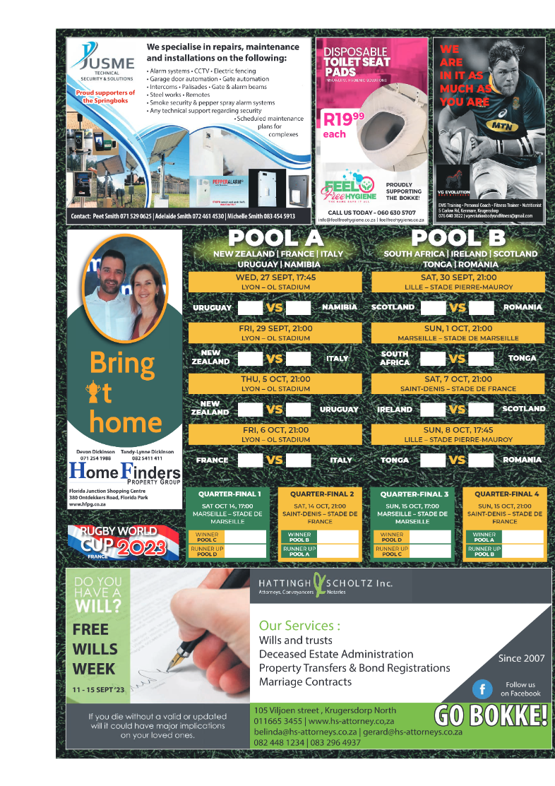 RWC Fixtures 2023 page 2