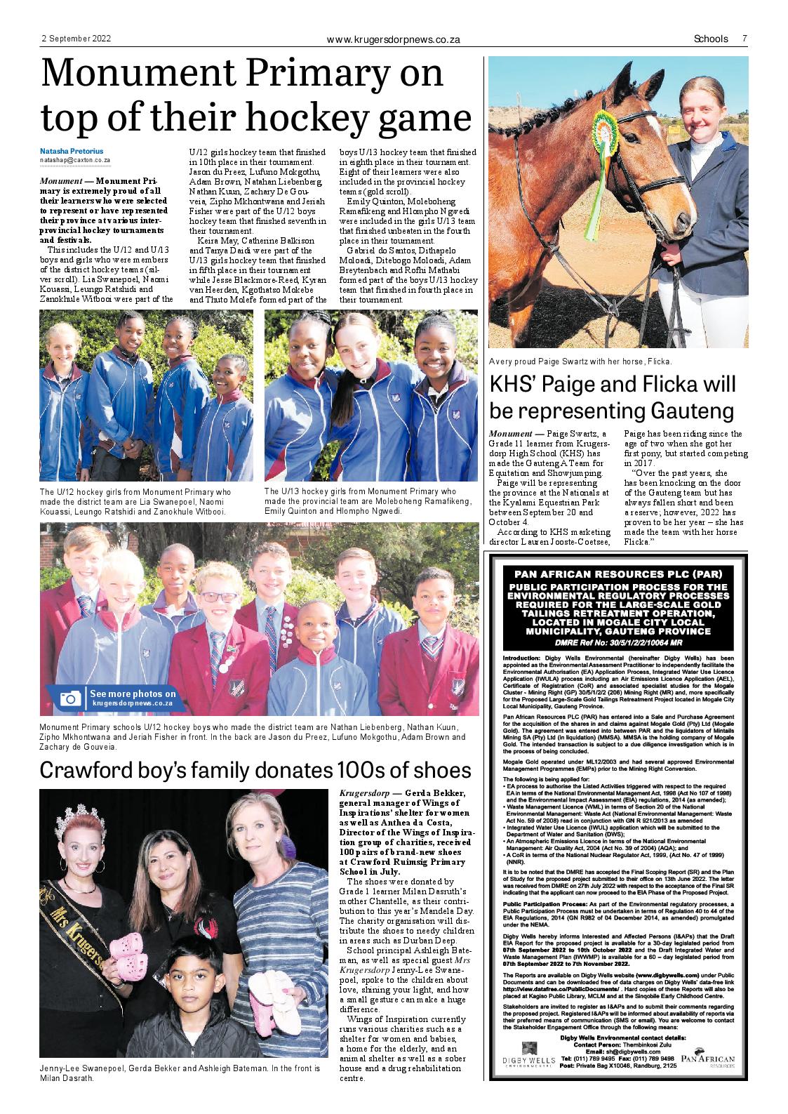 Krugersdorp News 2 September 2022 page 7